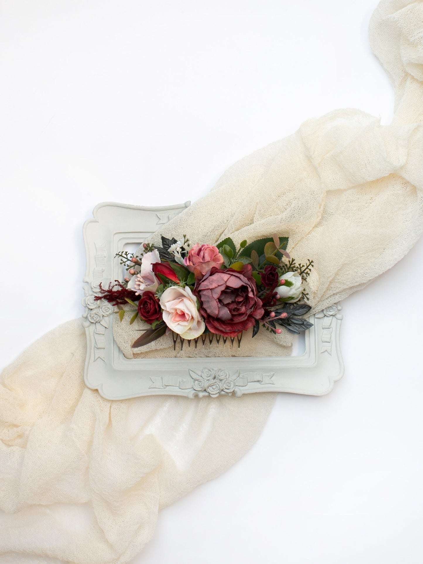 wedding flower comb, bridal flower comb, blush flower comb, boho flower comb, bridal flower comb, rustic wedding comb, bridesmaid comb, bride hair comb, holiday hair comb, burgundy floral comb, girl hair comb, headpiece, nude flower comb, pastel flower comb, pink hair comb, greenery hair piece, mini hair comb, flower hair comb, orange flower comb, pink flower comb, gray flower comb, light pink comb, ivory hair piece, vintage bridal comb, outdoor wedding, floral comb bride