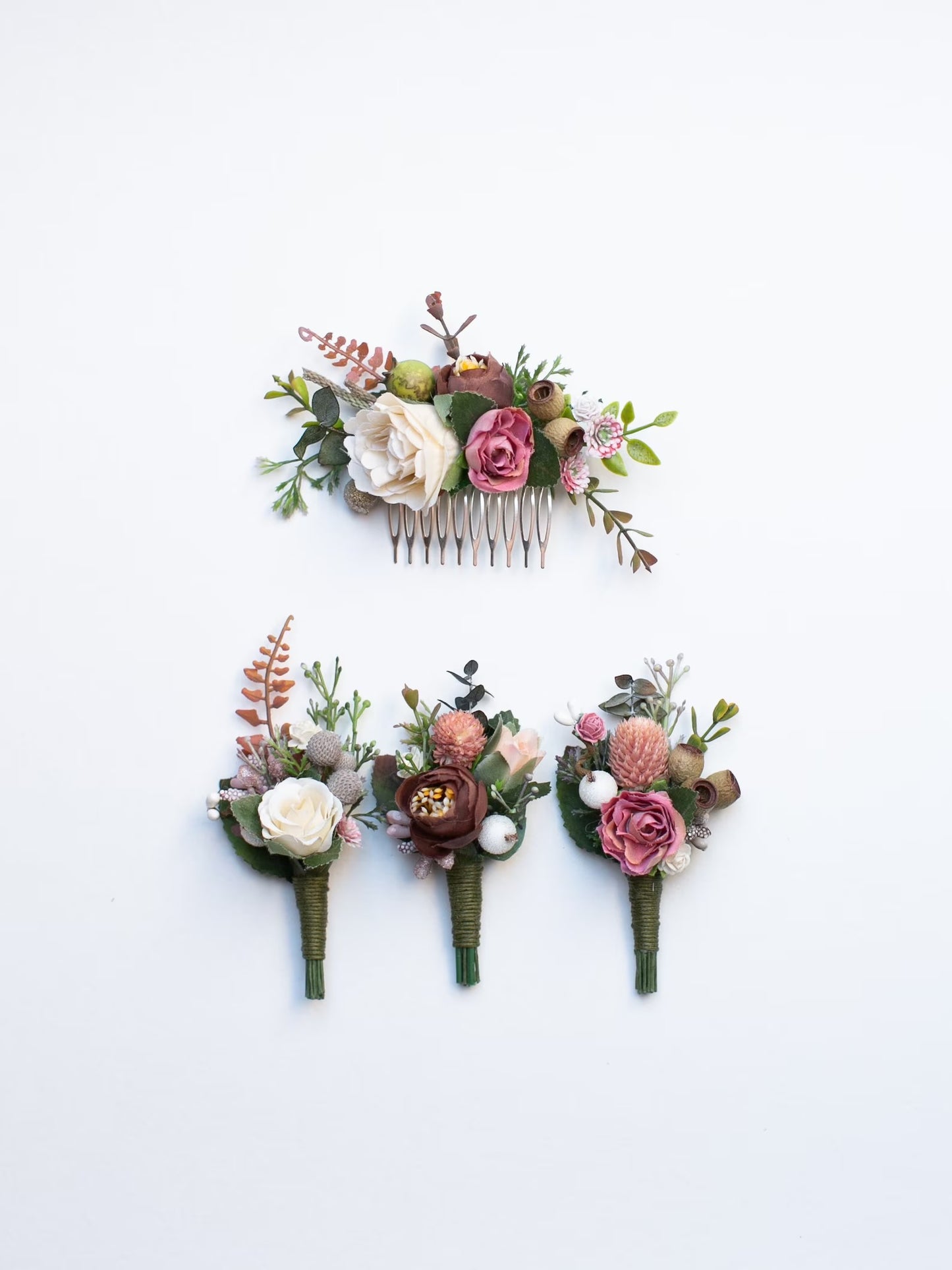 wedding flower comb, bridal flower comb, blush flower comb, boho flower comb, bridal flower comb, rustic wedding comb, bridesmaid comb, bride hair comb, holiday hair comb, burgundy floral comb, girl hair comb, nude flower comb, pastel flower comb, pink hair comb, greenery hair piece, mini hair comb, flower hair comb, orange flower comb, pink flower comb, gray flower comb, light pink comb, ivory hair piece, vintage bridal comb, outdoor wedding, floral comb bride