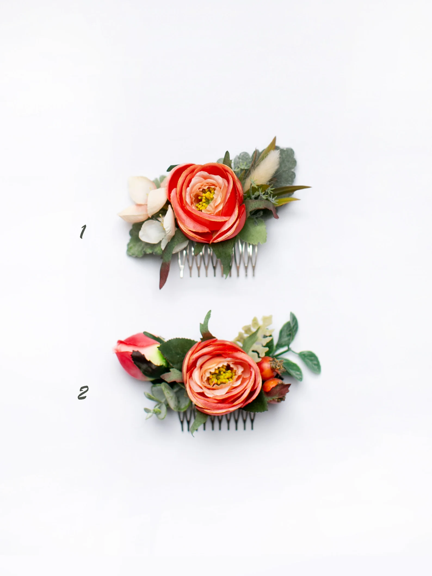 wedding flower comb, bridal flower comb, blush flower comb, boho flower comb, bridal flower comb, rustic wedding comb, bridesmaid comb, bride hair comb, holiday hair comb, burgundy floral comb, girl hair comb, headpiece, nude flower comb, pastel flower comb, pink hair comb, greenery hair piece, mini hair comb, flower hair comb, orange flower comb, pink flower comb, gray flower comb, light pink comb, ivory hair piece, vintage bridal comb, outdoor wedding, floral comb bride