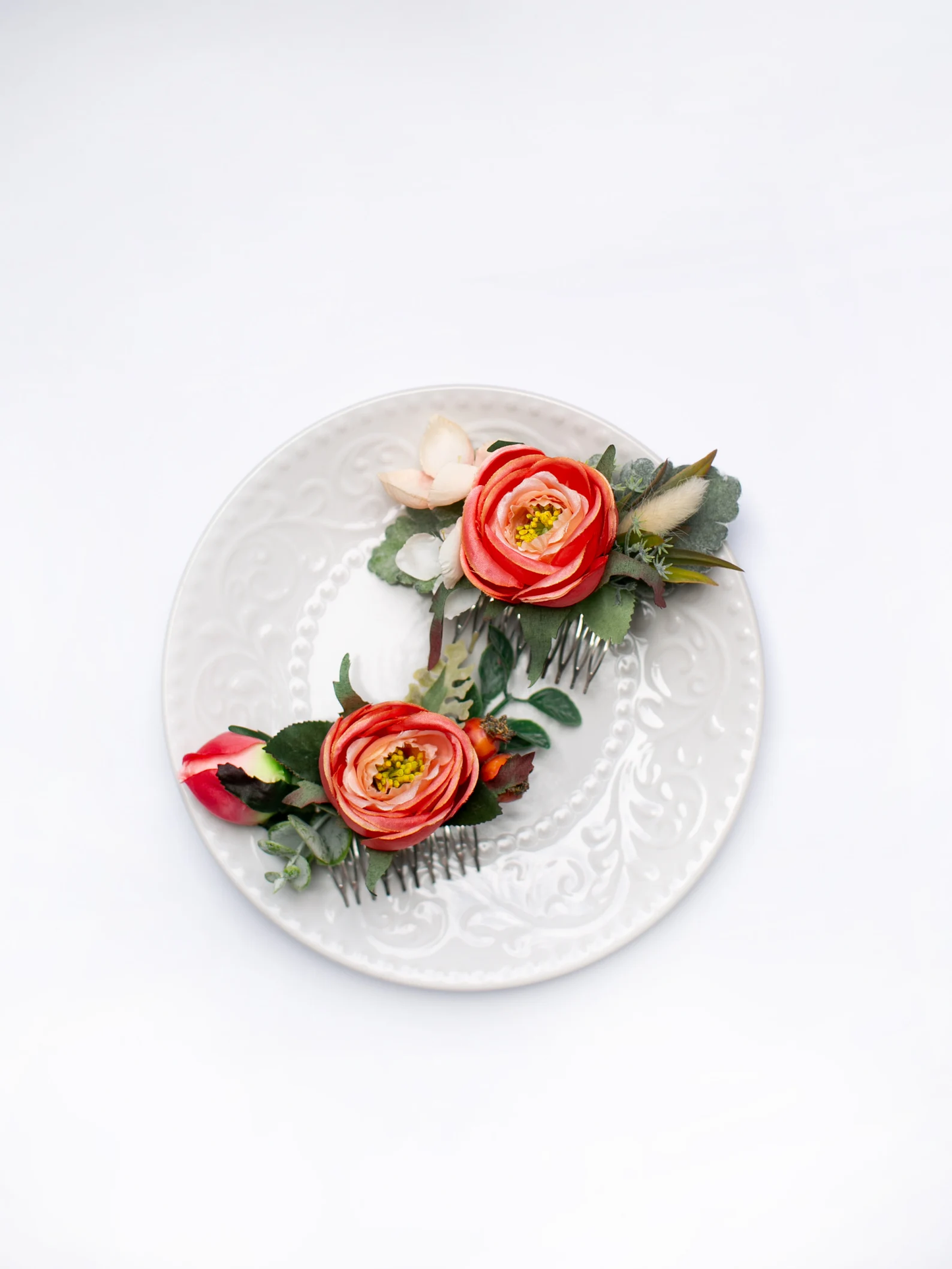wedding flower comb, bridal flower comb, blush flower comb, boho flower comb, bridal flower comb, rustic wedding comb, bridesmaid comb, bride hair comb, holiday hair comb, burgundy floral comb, girl hair comb, headpiece, nude flower comb, pastel flower comb, pink hair comb, greenery hair piece, mini hair comb, flower hair comb, orange flower comb, pink flower comb, gray flower comb, light pink comb, ivory hair piece, vintage bridal comb, outdoor wedding, floral comb bride