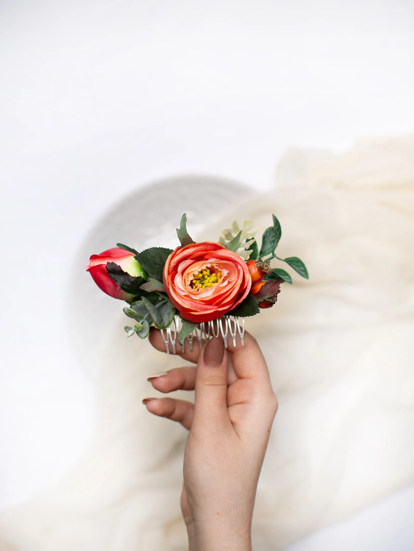 wedding flower comb, bridal flower comb, blush flower comb, boho flower comb, bridal flower comb, rustic wedding comb, bridesmaid comb, bride hair comb, holiday hair comb, burgundy floral comb, girl hair comb, headpiece, nude flower comb, pastel flower comb, pink hair comb, greenery hair piece, mini hair comb, flower hair comb, orange flower comb, pink flower comb, gray flower comb, light pink comb, ivory hair piece, vintage bridal comb, outdoor wedding, floral comb bride