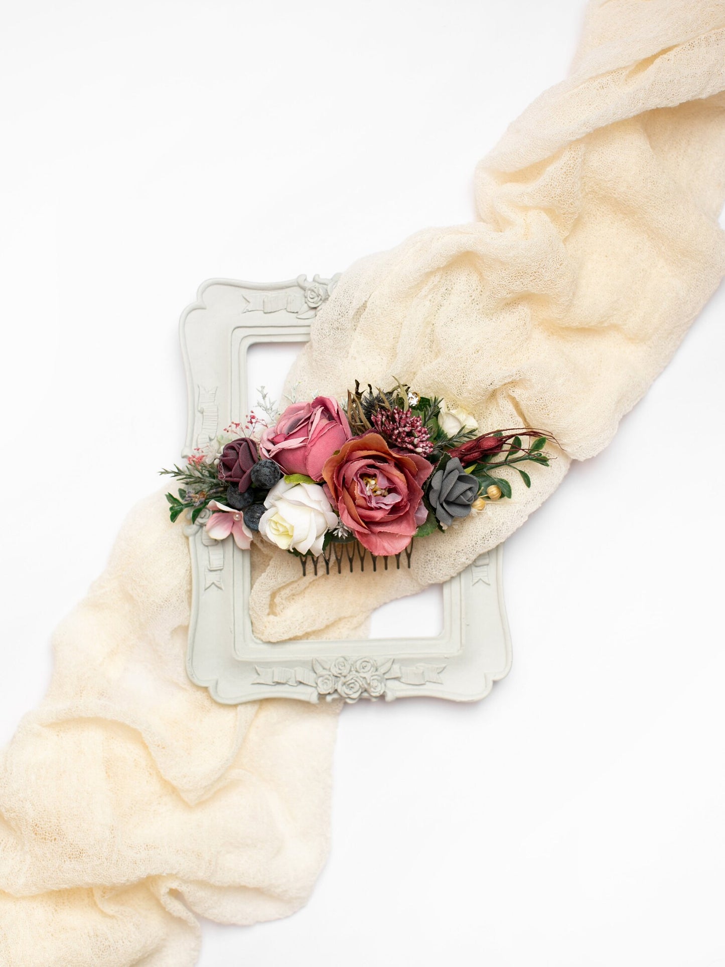 wedding flower comb, bridal flower comb, blush flower comb, boho flower comb, bridal flower comb, rustic wedding comb, bridesmaid comb, bride hair comb, holiday hair comb, burgundy floral comb, girl hair comb, nude flower comb, pastel flower comb, pink hair comb, greenery hair piece, mini hair comb, flower hair comb, orange flower comb, pink flower comb, gray flower comb, light pink comb, ivory hair piece, vintage bridal comb, outdoor wedding, floral comb bride