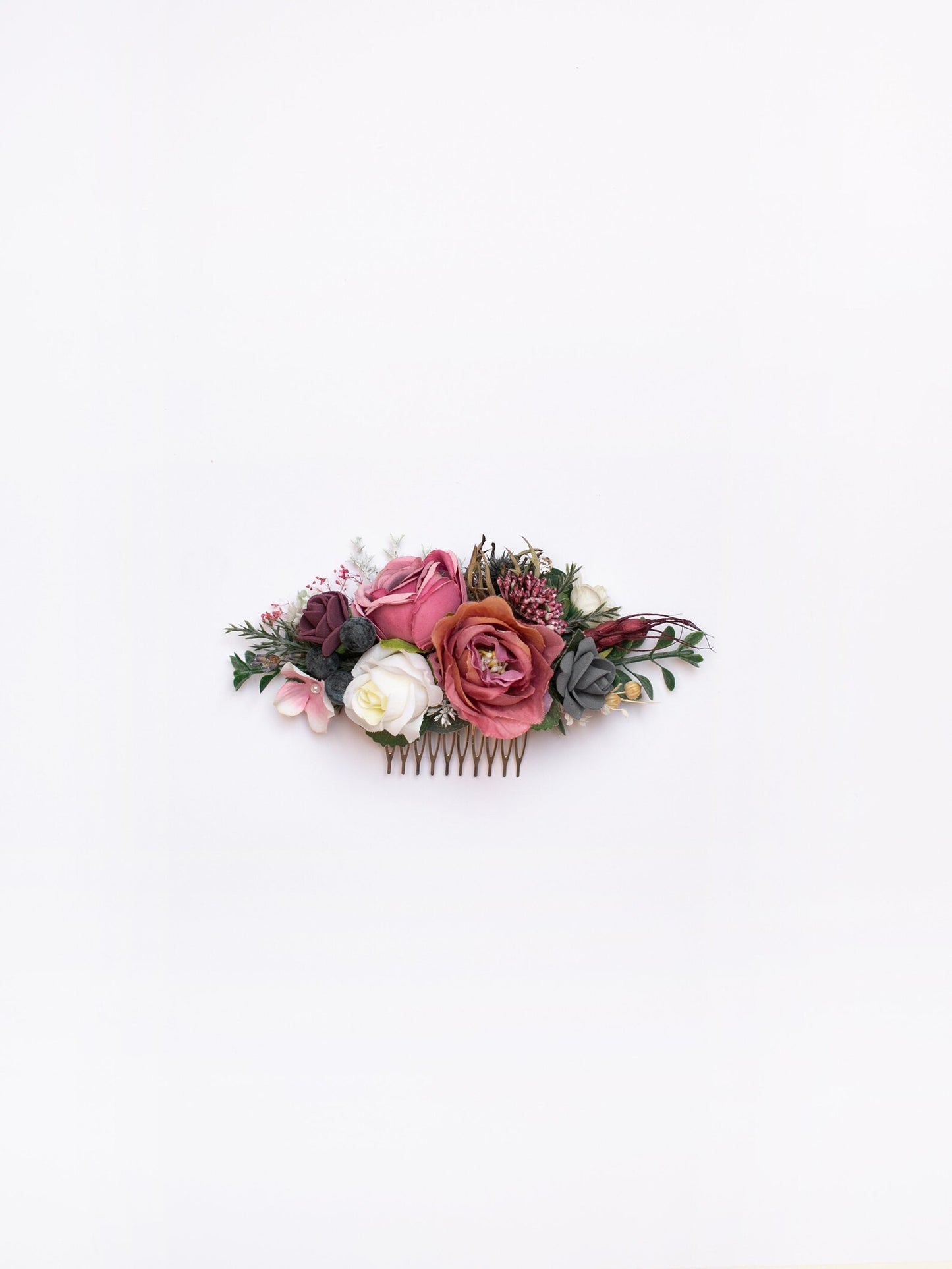 wedding flower comb, bridal flower comb, blush flower comb, boho flower comb, bridal flower comb, rustic wedding comb, bridesmaid comb, bride hair comb, holiday hair comb, burgundy floral comb, girl hair comb, nude flower comb, pastel flower comb, pink hair comb, greenery hair piece, mini hair comb, flower hair comb, orange flower comb, pink flower comb, gray flower comb, light pink comb, ivory hair piece, vintage bridal comb, outdoor wedding, floral comb bride