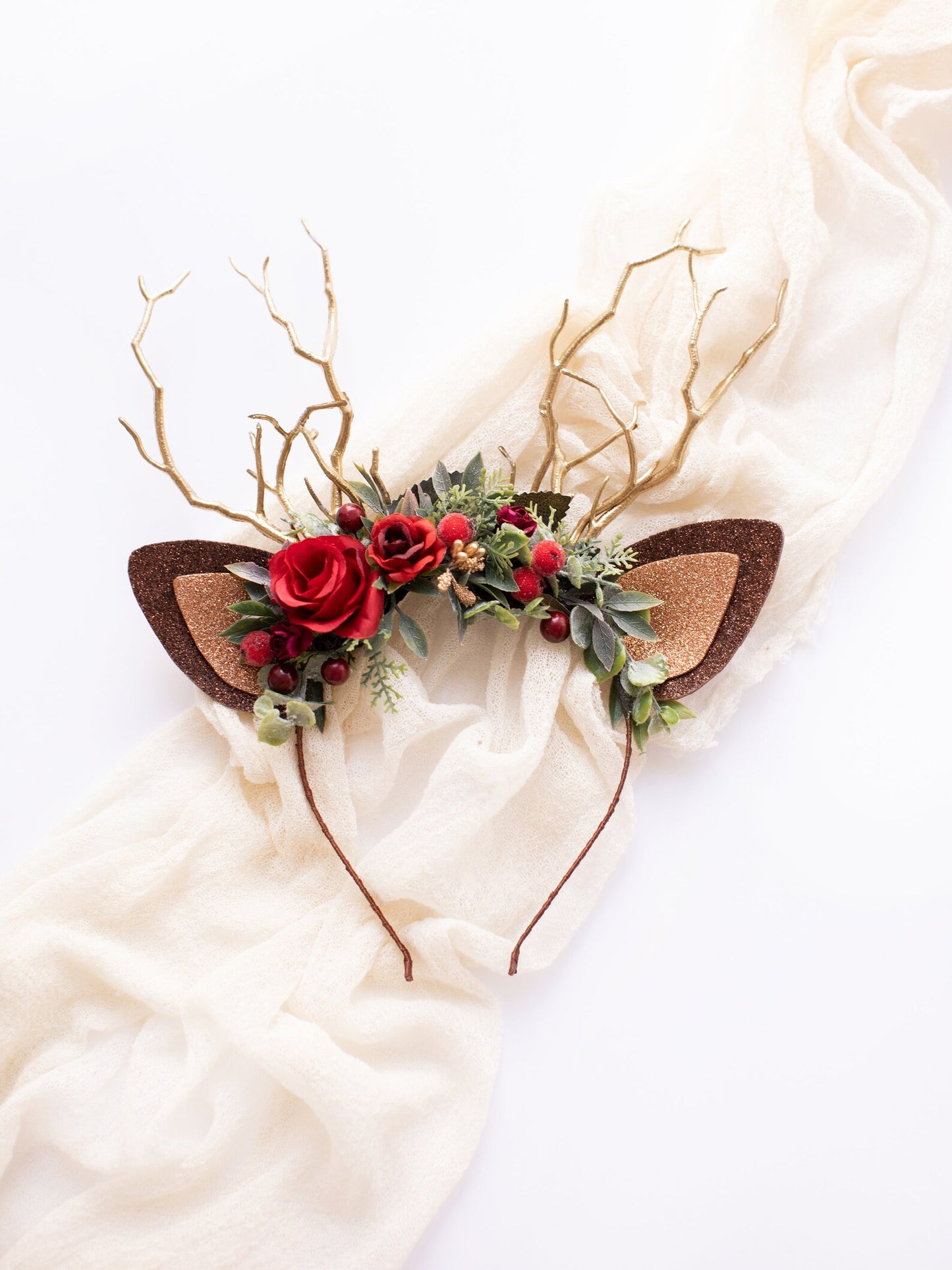 deer antler headband, headband, christmas deer headband, deer headband, winter deer flower crown, deer ears floral headband, christmas reindeer ears, winter deer horns, holiday headband, reindeer antler headband, antler headband christmas, deer headdress, baby deer costume, toddler floral crown, christmas crown with horns, bridal flower crown, flower girl crown, flower crown, woodland crown, bridal floral crown, boho flower crown, eucalyptus crown, flower girl headband, fall flower crown