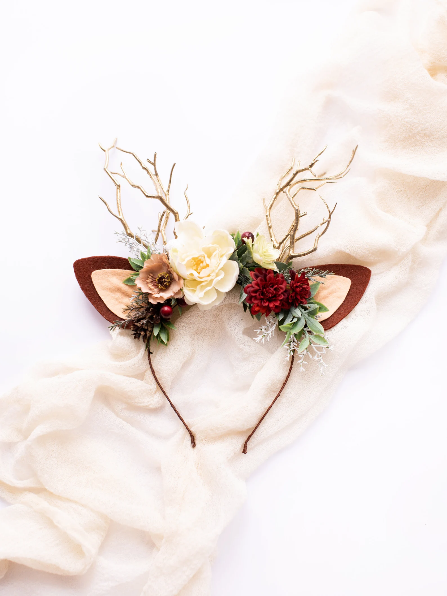 deer antler headband, headband, christmas deer headband, deer headband, winter deer flower crown, deer ears floral headband, christmas reindeer ears, winter deer horns, holiday headband, reindeer antler headband, antler headband christmas, deer headdress, baby deer costume, toddler floral crown, christmas crown with horns, bridal flower crown, flower girl crown, flower crown, woodland crown, bridal floral crown, boho flower crown, eucalyptus crown, flower girl headband, fall flower crown