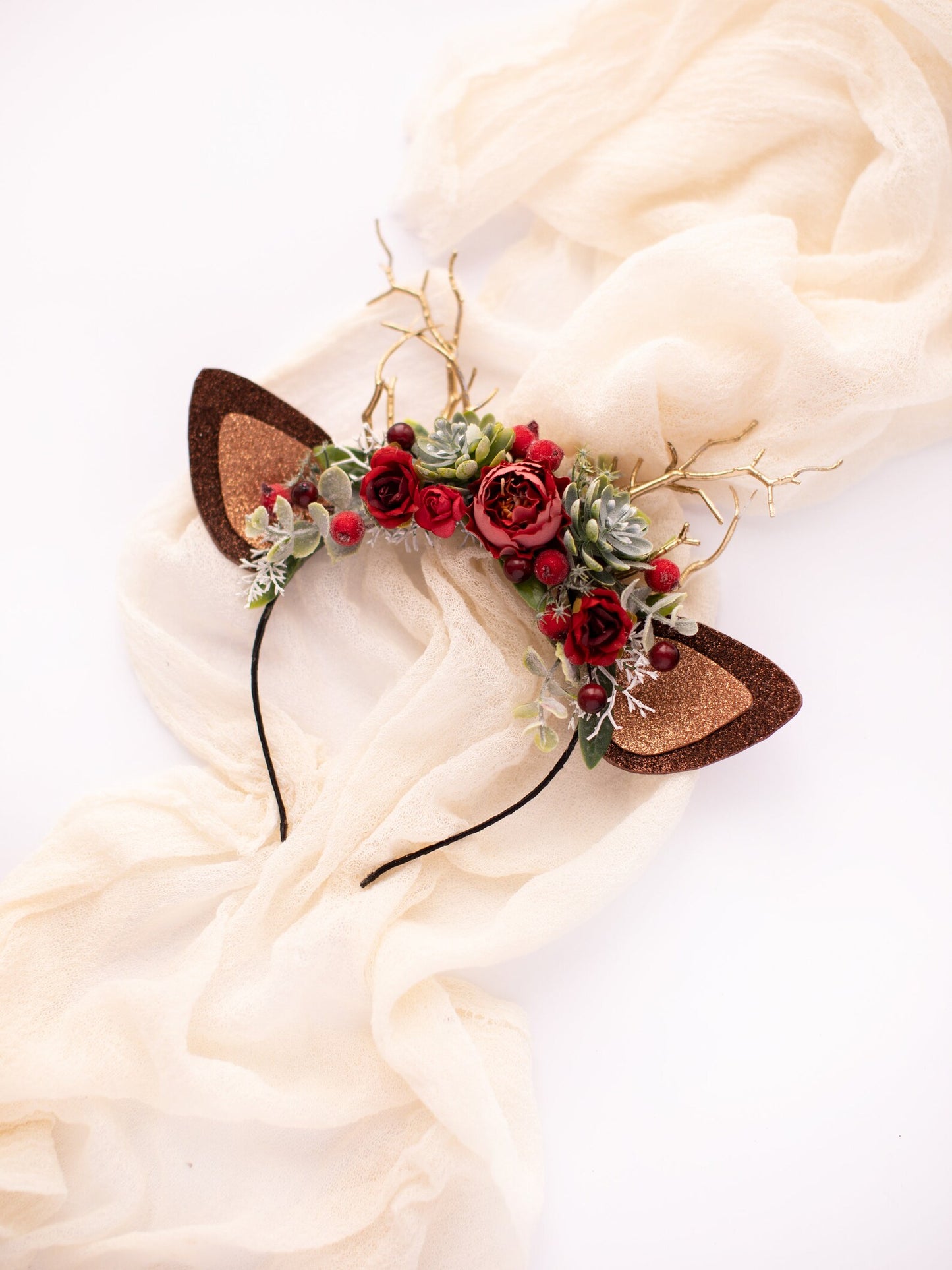 deer antler headband, headband, christmas deer headband, deer headband, winter deer flower crown, deer ears floral headband, christmas reindeer ears, winter deer horns, holiday headband, reindeer antler headband, antler headband christmas, deer headdress, baby deer costume, toddler floral crown, christmas crown with horns, bridal flower crown, flower girl crown, flower crown, woodland crown, bridal floral crown, boho flower crown, eucalyptus crown, flower girl headband, fall flower crown