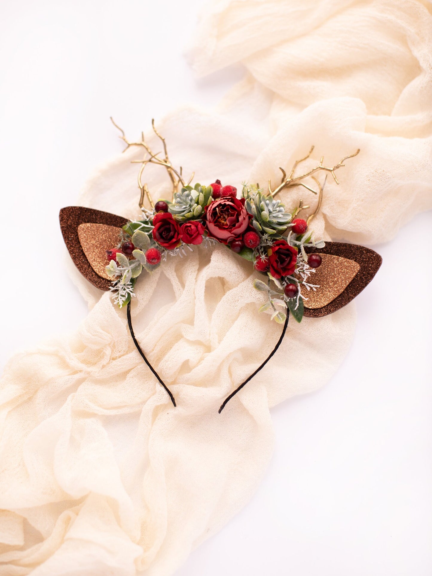deer antler headband, headband, christmas deer headband, deer headband, winter deer flower crown, deer ears floral headband, christmas reindeer ears, winter deer horns, holiday headband, reindeer antler headband, antler headband christmas, deer headdress, baby deer costume, toddler floral crown, christmas crown with horns, bridal flower crown, flower girl crown, flower crown, woodland crown, bridal floral crown, boho flower crown, eucalyptus crown, flower girl headband, fall flower crown