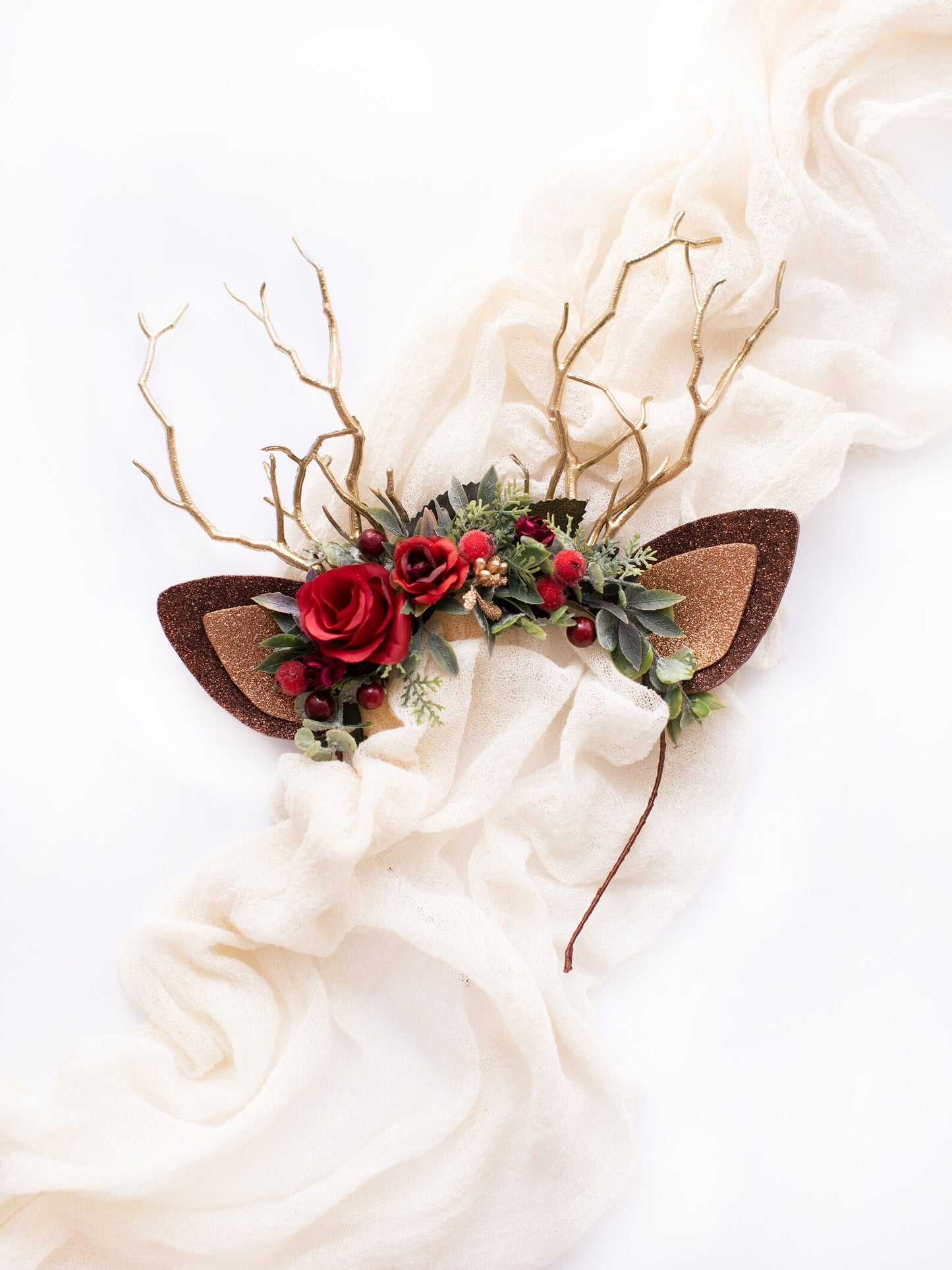 deer antler headband, headband, christmas deer headband, deer headband, winter deer flower crown, deer ears floral headband, christmas reindeer ears, winter deer horns, holiday headband, reindeer antler headband, antler headband christmas, deer headdress, baby deer costume, toddler floral crown, christmas crown with horns, bridal flower crown, flower girl crown, flower crown, woodland crown, bridal floral crown, boho flower crown, eucalyptus crown, flower girl headband, fall flower crown