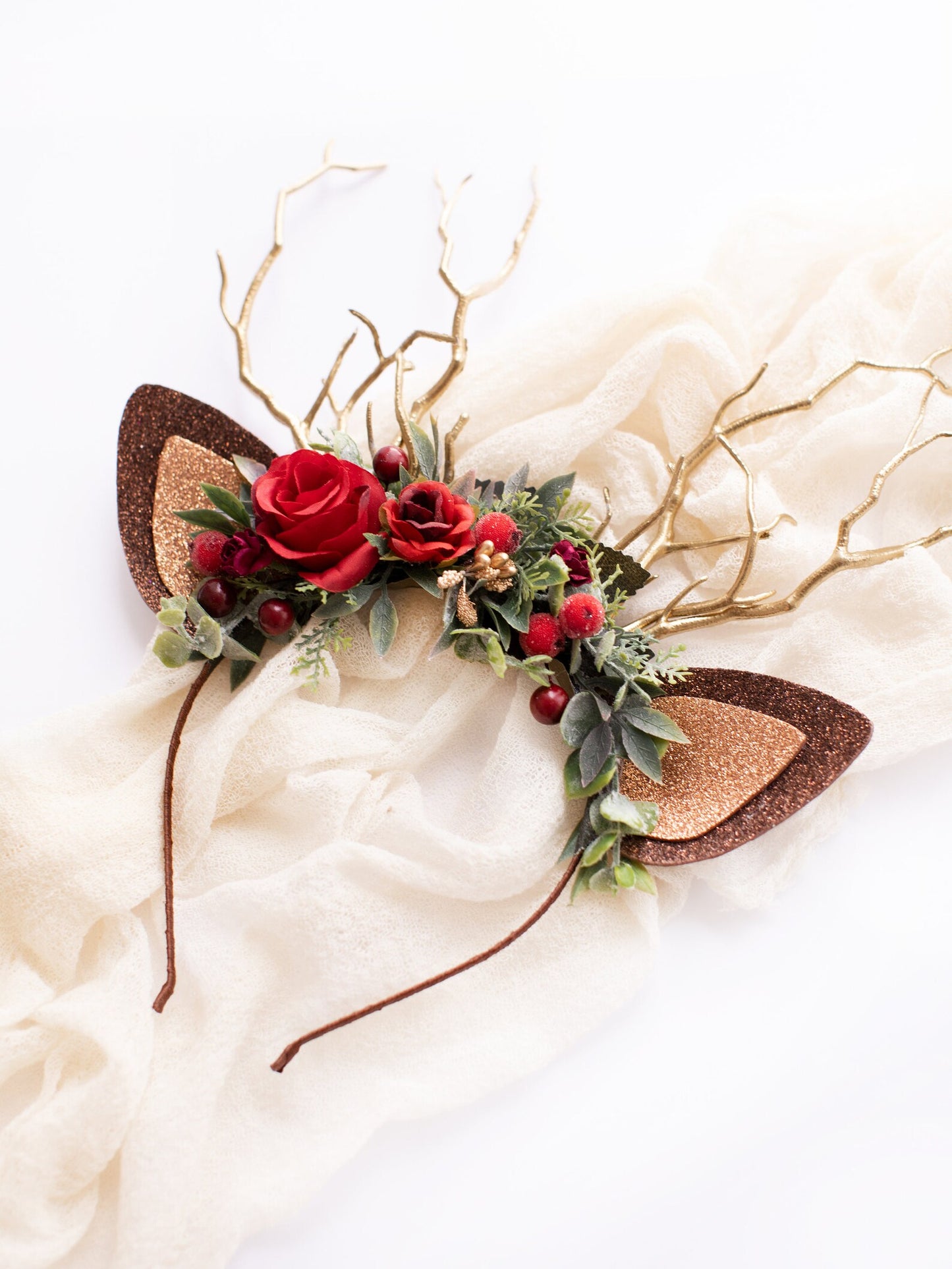 deer antler headband, headband, christmas deer headband, deer headband, winter deer flower crown, deer ears floral headband, christmas reindeer ears, winter deer horns, holiday headband, reindeer antler headband, antler headband christmas, deer headdress, baby deer costume, toddler floral crown, christmas crown with horns, bridal flower crown, flower girl crown, flower crown, woodland crown, bridal floral crown, boho flower crown, eucalyptus crown, flower girl headband, fall flower crown