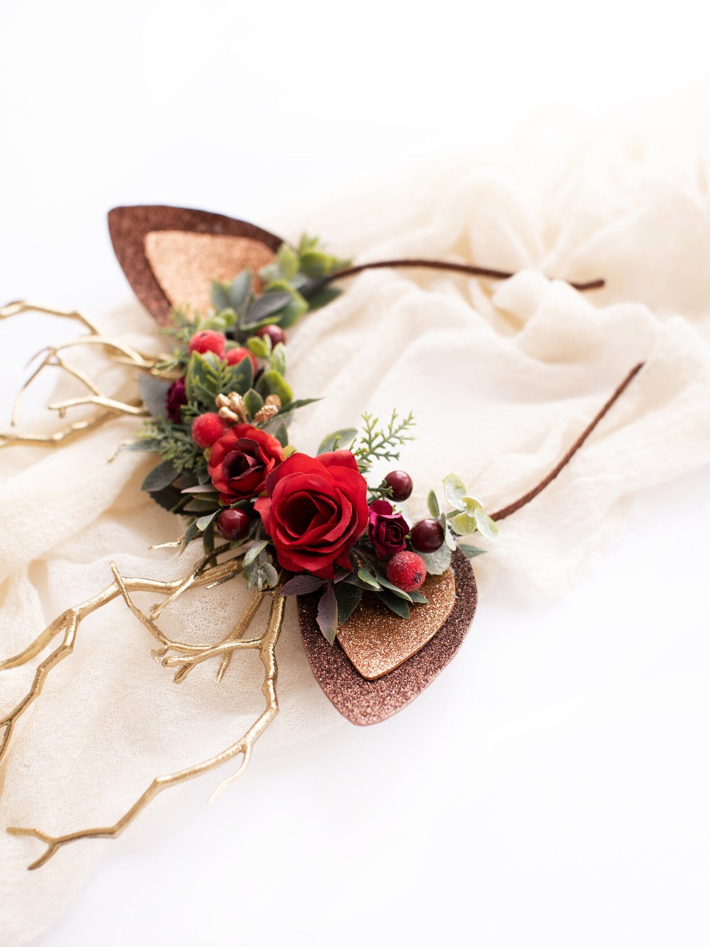 deer antler headband, headband, christmas deer headband, deer headband, winter deer flower crown, deer ears floral headband, christmas reindeer ears, winter deer horns, holiday headband, reindeer antler headband, antler headband christmas, deer headdress, baby deer costume, toddler floral crown, christmas crown with horns, bridal flower crown, flower girl crown, flower crown, woodland crown, bridal floral crown, boho flower crown, eucalyptus crown, flower girl headband, fall flower crown