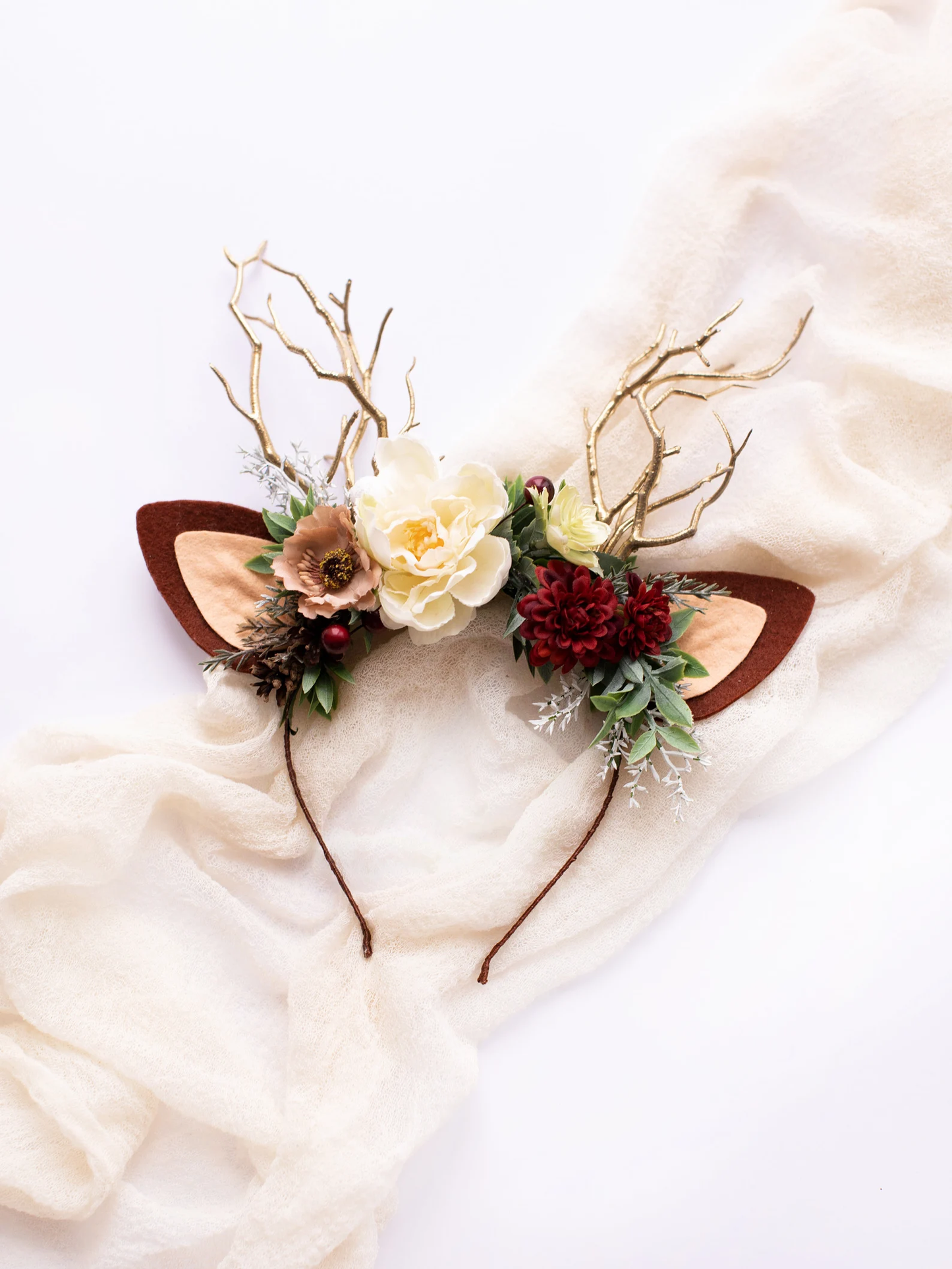 deer antler headband, headband, christmas deer headband, deer headband, winter deer flower crown, deer ears floral headband, christmas reindeer ears, winter deer horns, holiday headband, reindeer antler headband, antler headband christmas, deer headdress, baby deer costume, toddler floral crown, christmas crown with horns, bridal flower crown, flower girl crown, flower crown, woodland crown, bridal floral crown, boho flower crown, eucalyptus crown, flower girl headband, fall flower crown