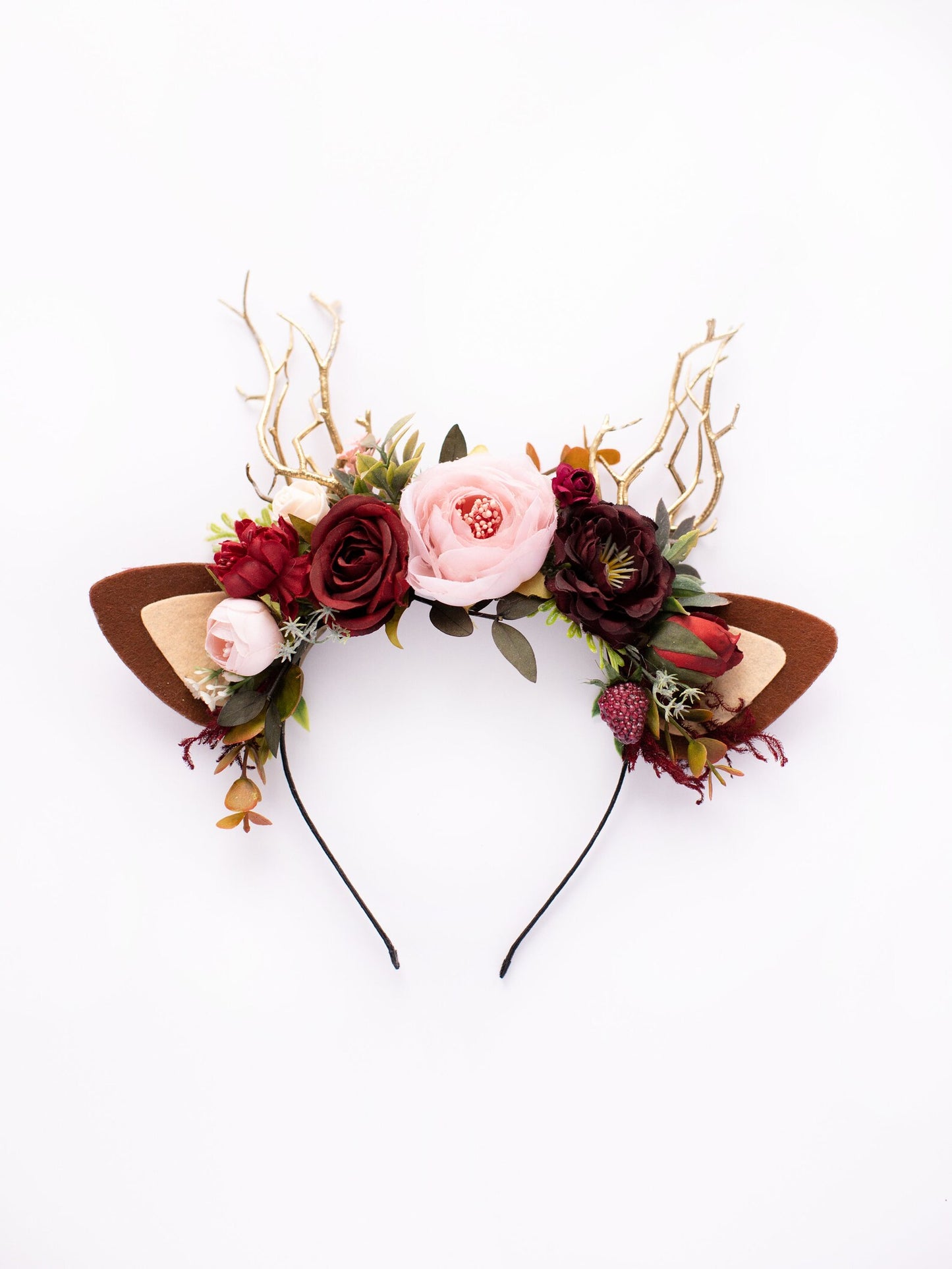 deer antler headband, headband, christmas deer headband, deer headband, winter deer flower crown, deer ears floral headband, christmas reindeer ears, winter deer horns, holiday headband, reindeer antler headband, antler headband christmas, deer headdress, baby deer costume, toddler floral crown, bridal flower crown, flower girl crown, flower crown, woodland crown, bridal floral crown, boho flower crown, eucalyptus crown, flower girl headband, fall flower crown