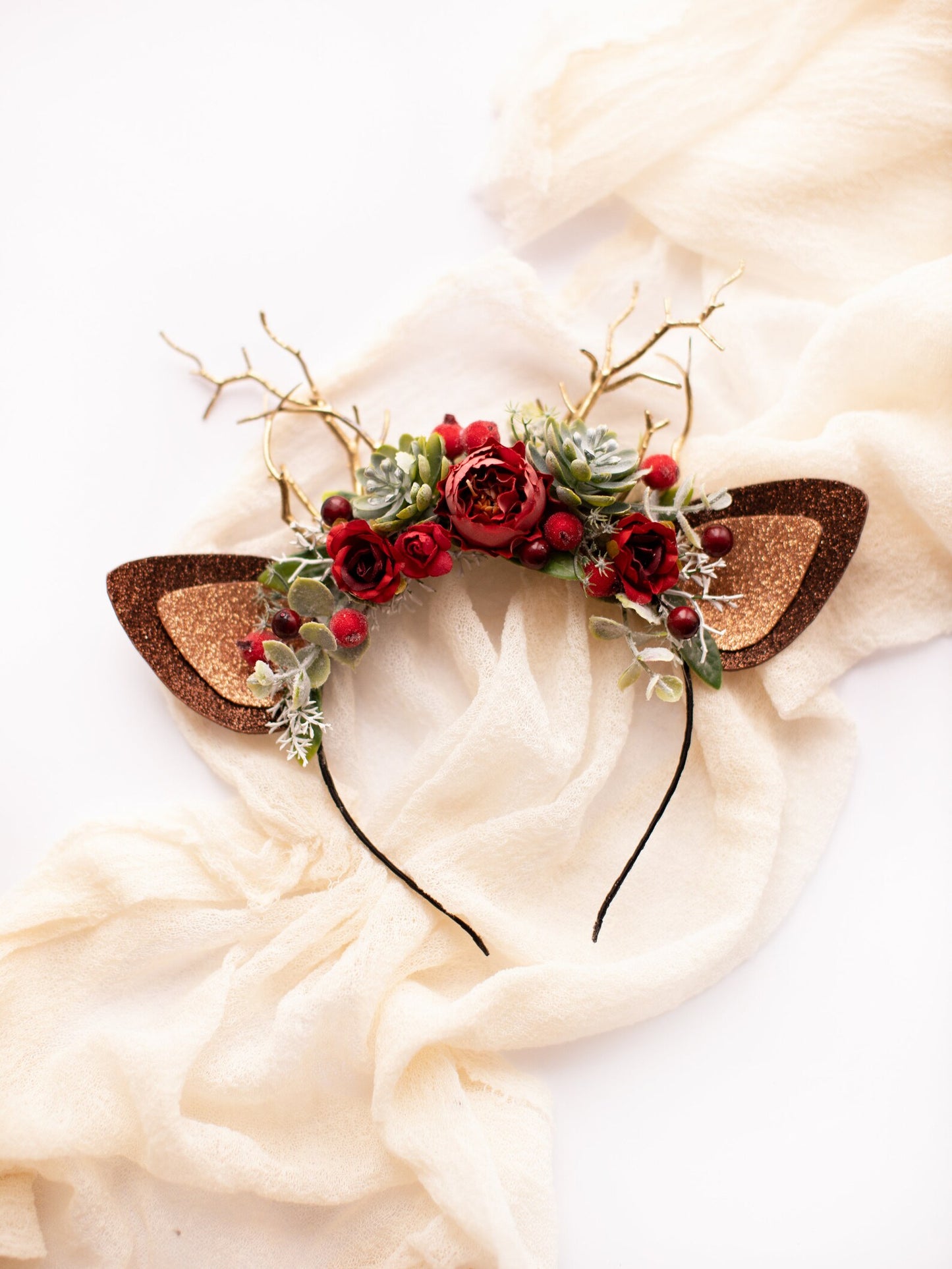 deer antler headband, headband, christmas deer headband, deer headband, winter deer flower crown, deer ears floral headband, christmas reindeer ears, winter deer horns, holiday headband, reindeer antler headband, antler headband christmas, deer headdress, baby deer costume, toddler floral crown, christmas crown with horns, bridal flower crown, flower girl crown, flower crown, woodland crown, bridal floral crown, boho flower crown, eucalyptus crown, flower girl headband, fall flower crown