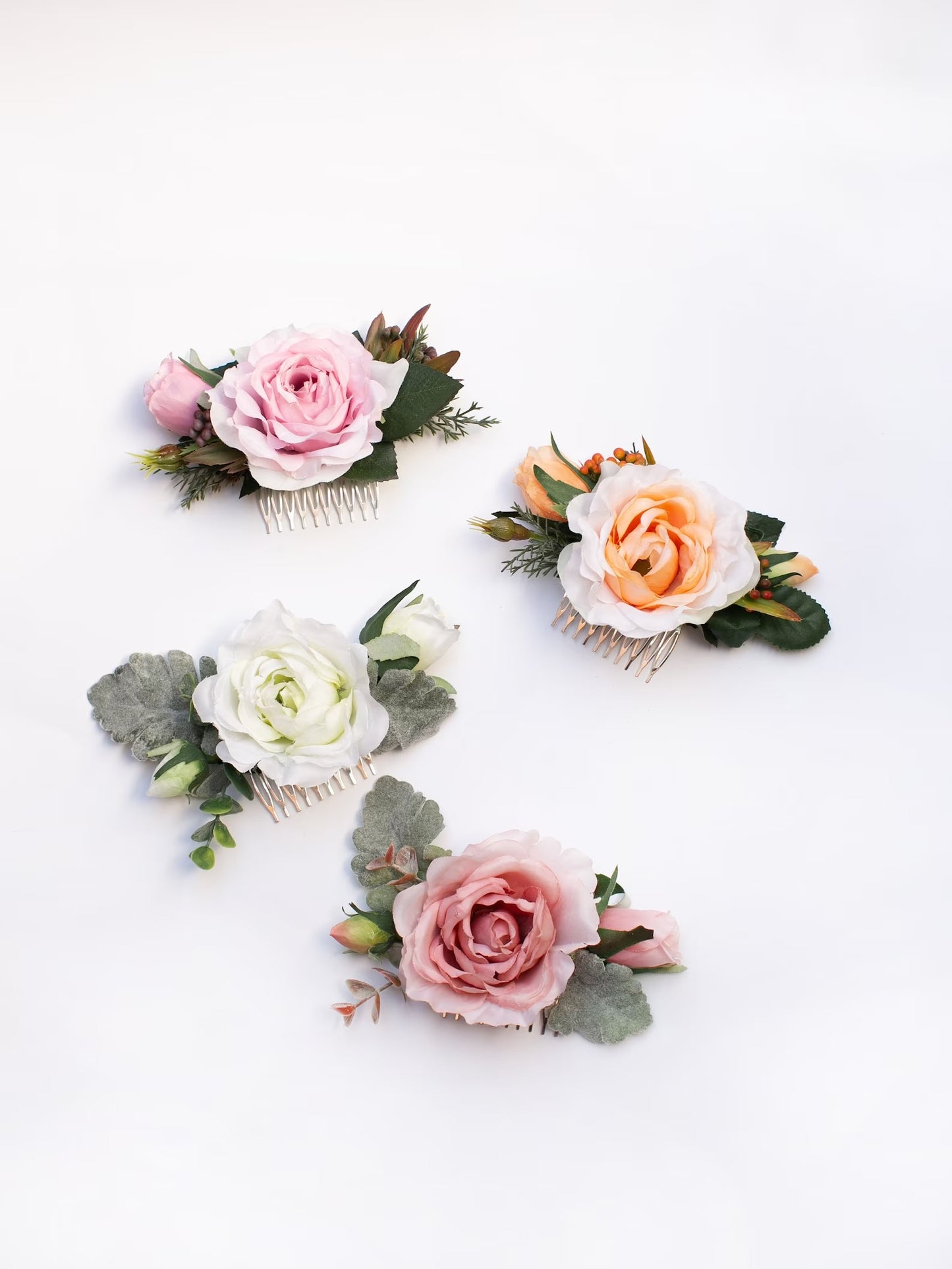 wedding flower comb, bridal flower comb, blush flower comb, boho flower comb, bridal flower comb, rustic wedding comb, bridesmaid comb, bride hair comb, holiday hair comb, burgundy floral comb, girl hair comb, nude flower comb, pastel flower comb, pink hair comb, greenery hair piece, mini hair comb, flower hair comb, orange flower comb, pink flower comb, gray flower comb, light pink comb, ivory hair piece, vintage bridal comb, outdoor wedding, floral comb bride