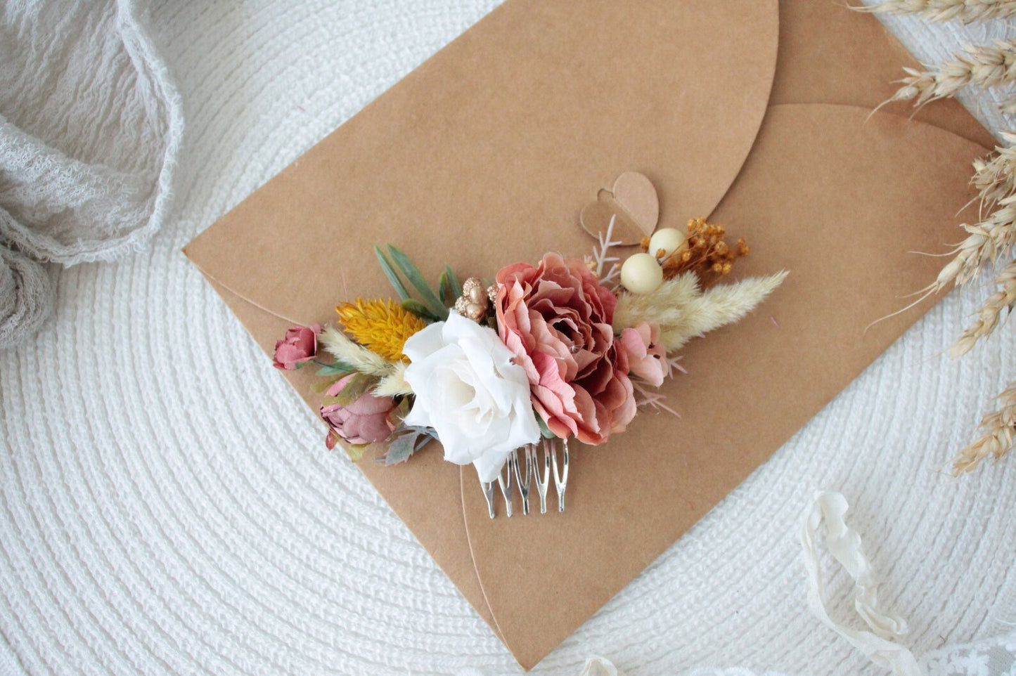 wedding flower comb, bridal flower comb, blush flower comb, boho flower comb, bridal flower comb, rustic wedding comb, bridesmaid comb, bride hair comb, holiday hair comb, burgundy floral comb, girl hair comb, nude flower comb, pastel flower comb, pink hair comb, greenery hair piece, mini hair comb, flower hair comb, orange flower comb, pink flower comb, gray flower comb, light pink comb, ivory hair piece, vintage bridal comb, outdoor wedding, floral comb bride