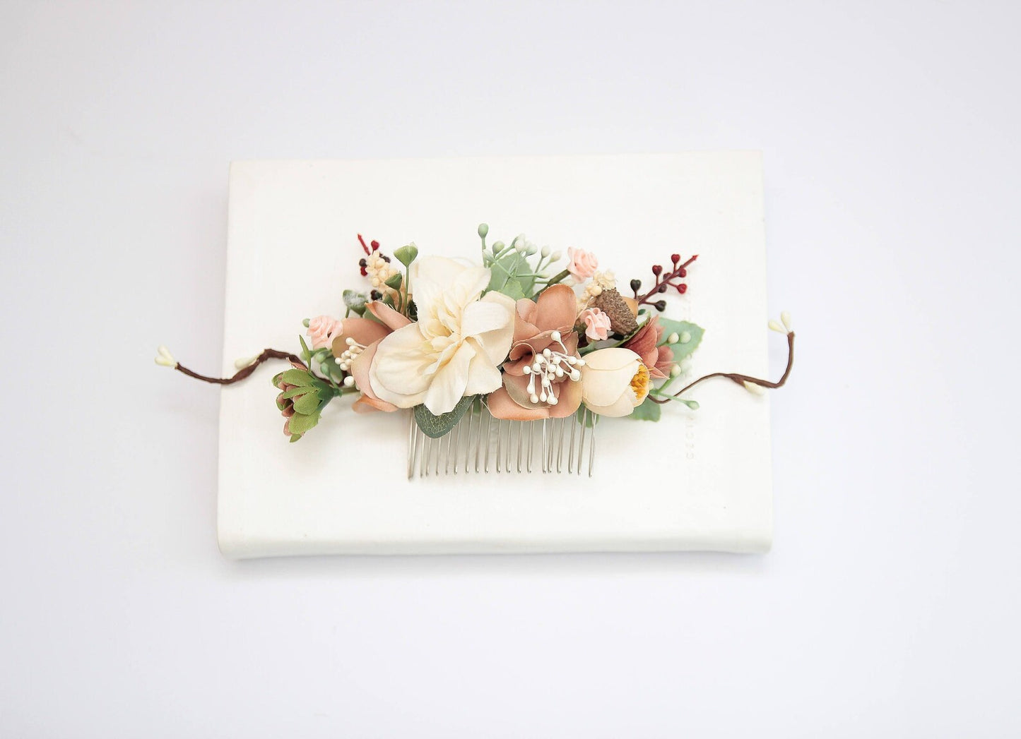 wedding flower comb, bridal flower comb, blush flower comb, boho flower comb, bridal flower comb, rustic wedding comb, bridesmaid comb, bride hair comb, holiday hair comb, burgundy floral comb, girl hair comb, nude flower comb, pastel flower comb, pink hair comb, greenery hair piece, mini hair comb, flower hair comb, orange flower comb, pink flower comb, gray flower comb, light pink comb, ivory hair piece, vintage bridal comb, outdoor wedding, floral comb bride