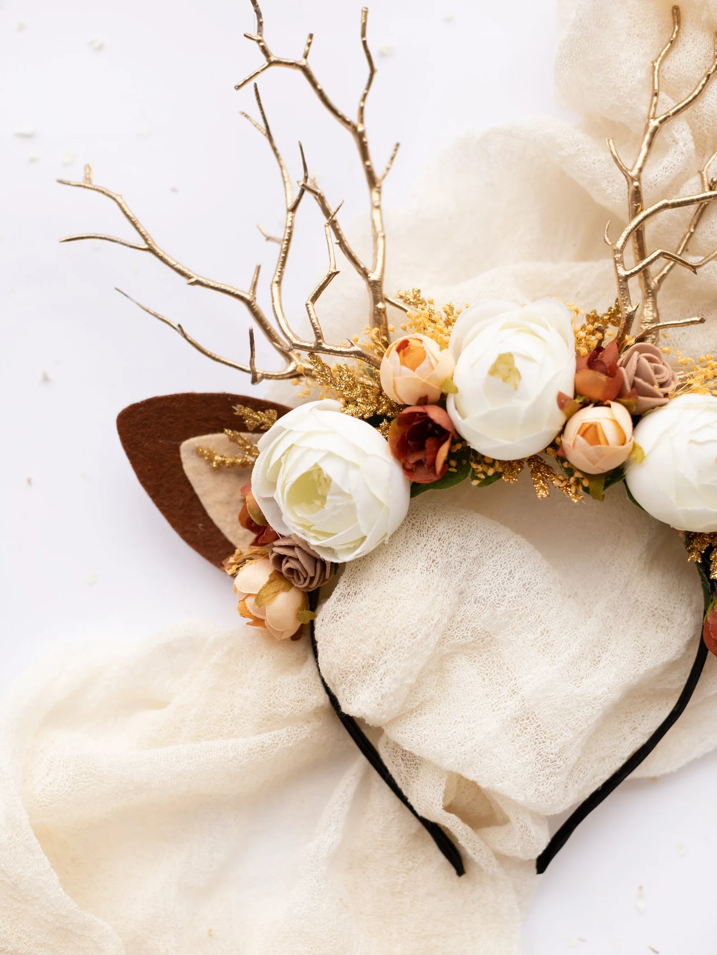 deer antler headband, headband, christmas deer headband, deer headband, winter deer flower crown, deer ears floral headband, christmas reindeer ears, winter deer horns, holiday headband, reindeer antler headband, antler headband christmas, deer headdress, baby deer costume, toddler floral crown, bridal flower crown, flower girl crown, flower crown, woodland crown, bridal floral crown, boho flower crown, eucalyptus crown, flower girl headband, fall flower crown