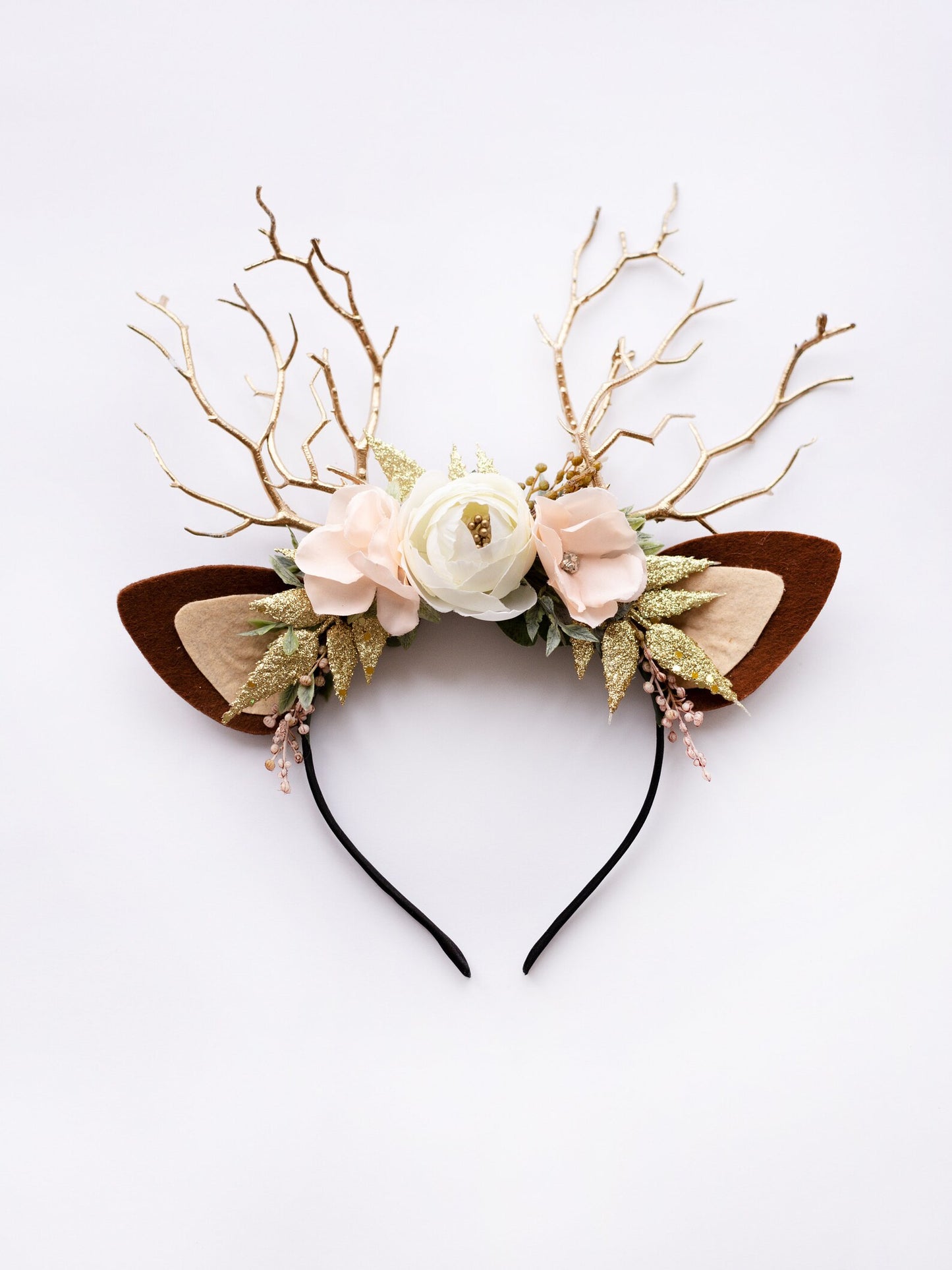 deer antler headband, headband, christmas deer headband, deer headband, winter deer flower crown, deer ears floral headband, christmas reindeer ears, winter deer horns, holiday headband, reindeer antler headband, antler headband christmas, deer headdress, baby deer costume, toddler floral crown, bridal flower crown, flower girl crown, flower crown, woodland crown, bridal floral crown, boho flower crown, eucalyptus crown, flower girl headband