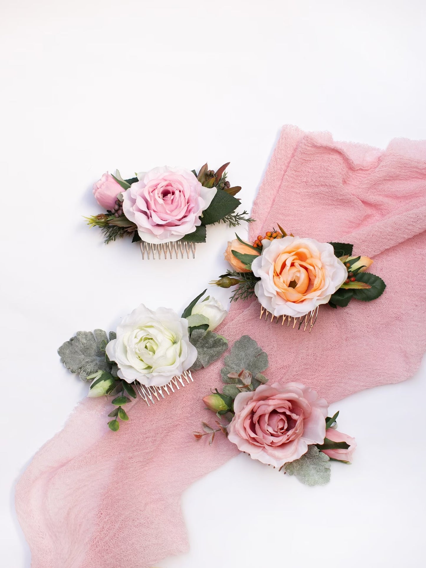 wedding flower comb, bridal flower comb, blush flower comb, boho flower comb, bridal flower comb, rustic wedding comb, bridesmaid comb, bride hair comb, holiday hair comb, burgundy floral comb, girl hair comb, nude flower comb, pastel flower comb, pink hair comb, greenery hair piece, mini hair comb, flower hair comb, orange flower comb, pink flower comb, gray flower comb, light pink comb, ivory hair piece, vintage bridal comb, outdoor wedding, floral comb bride
