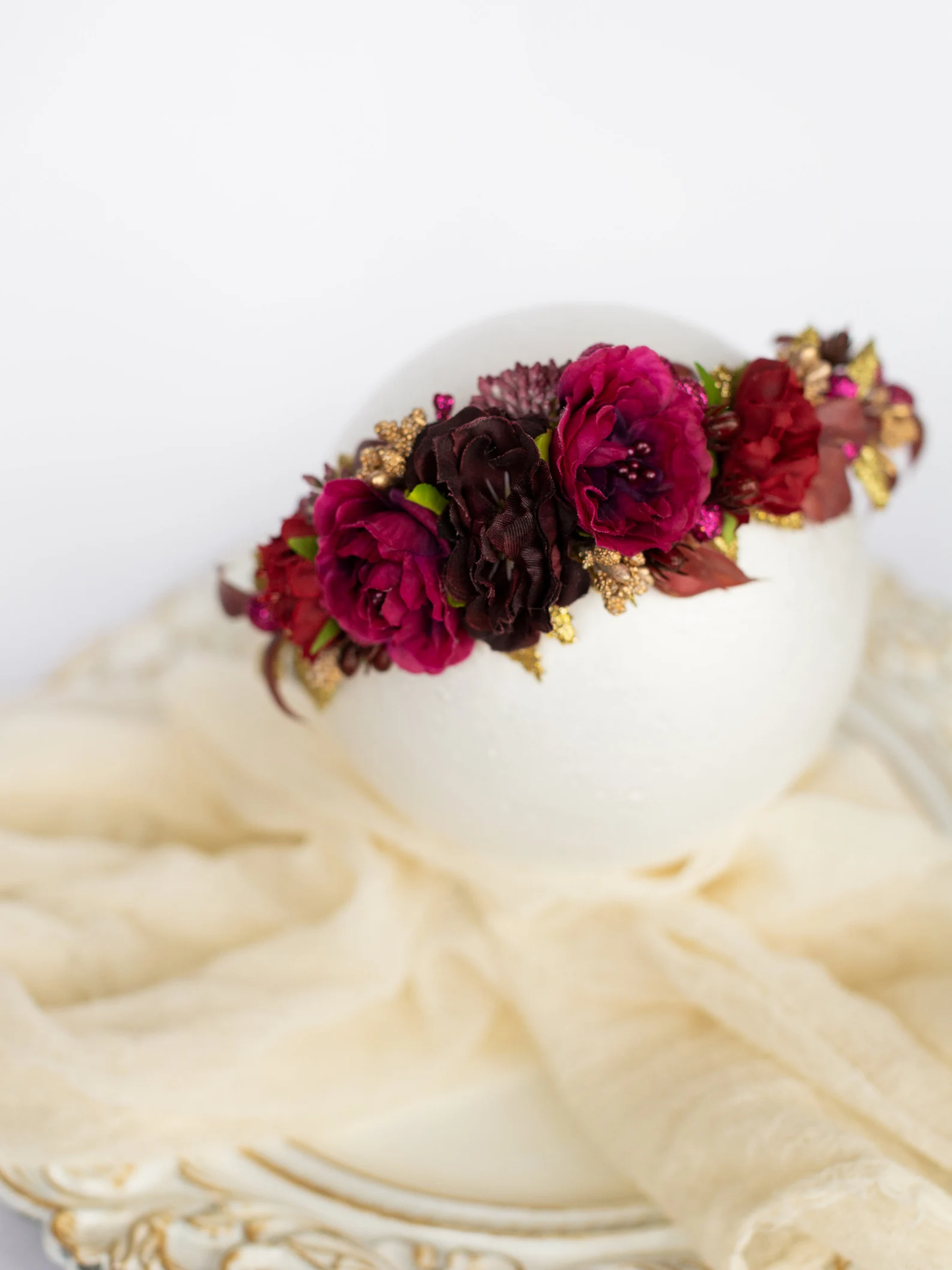 newborn headband, toddler floral crow, christmas baby headband, flower girl crown, winter head wreath, baby breath headband, bridal flower crown, flower girl crown, flower crown, woodland crown, bridal floral crown, boho flower crown, eucalyptus crown, flower girl headband, baby flower crown, burgundy crown, pink flower crown, boho floral crown, fall flower crown, rustic flower crown, spring flower crown