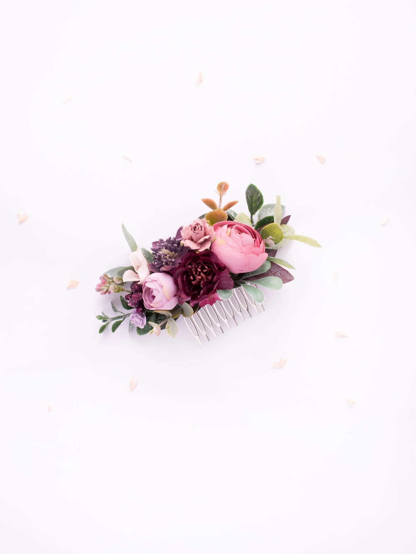 wedding flower comb, bridal flower comb, blush flower comb, boho flower comb, bridal flower comb, rustic wedding comb, bridesmaid comb, bride hair comb, holiday hair comb, burgundy floral comb, girl hair comb, nude flower comb, pastel flower comb, pink hair comb, greenery hair piece, mini hair comb, flower hair comb, orange flower comb, pink flower comb, gray flower comb, light pink comb, ivory hair piece, vintage bridal comb, outdoor wedding, floral comb bride