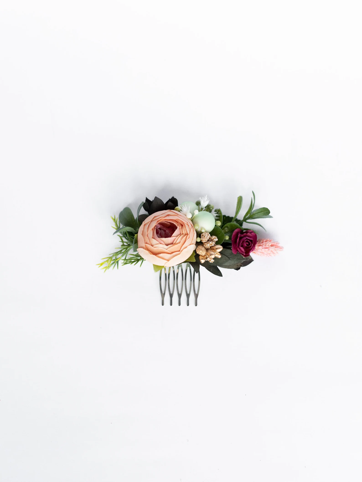 wedding flower comb, bridal flower comb, blush flower comb, boho flower comb, bridal flower comb, rustic wedding comb, bridesmaid comb, bride hair comb, holiday hair comb, burgundy floral comb, girl hair comb, nude flower comb, pastel flower comb, pink hair comb, greenery hair piece, mini hair comb, flower hair comb, orange flower comb, pink flower comb, gray flower comb, light pink comb, ivory hair piece, vintage bridal comb, outdoor wedding, floral comb bride