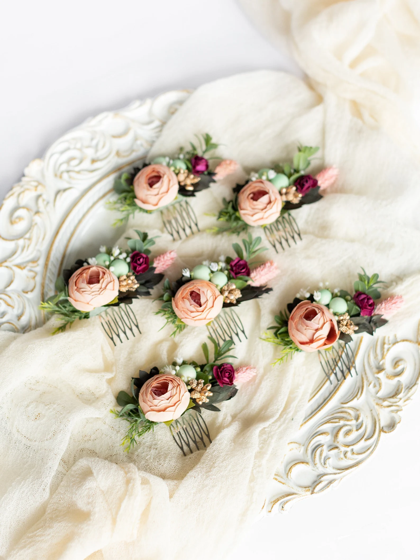 wedding flower comb, bridal flower comb, blush flower comb, boho flower comb, bridal flower comb, rustic wedding comb, bridesmaid comb, bride hair comb, holiday hair comb, burgundy floral comb, girl hair comb, nude flower comb, pastel flower comb, pink hair comb, greenery hair piece, mini hair comb, flower hair comb, orange flower comb, pink flower comb, gray flower comb, light pink comb, ivory hair piece, vintage bridal comb, outdoor wedding, floral comb bride