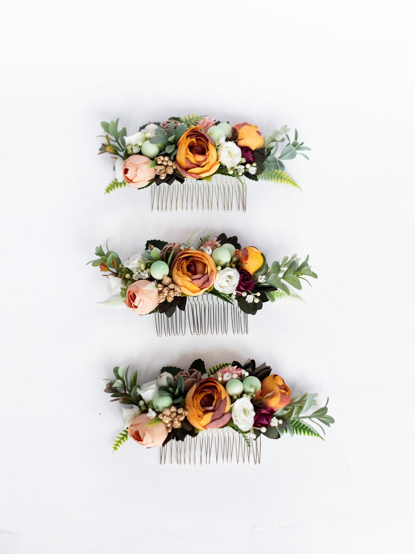 wedding flower comb, bridal flower comb, blush flower comb, boho flower comb, bridal flower comb, rustic wedding comb, bridesmaid comb, bride hair comb, holiday hair comb, burgundy floral comb, girl hair comb, headpiece, nude flower comb, pastel flower comb, pink hair comb, greenery hair piece, mini hair comb, flower hair comb, orange flower comb, pink flower comb, gray flower comb, light pink comb, ivory hair piece, vintage bridal comb, outdoor wedding, floral comb bride