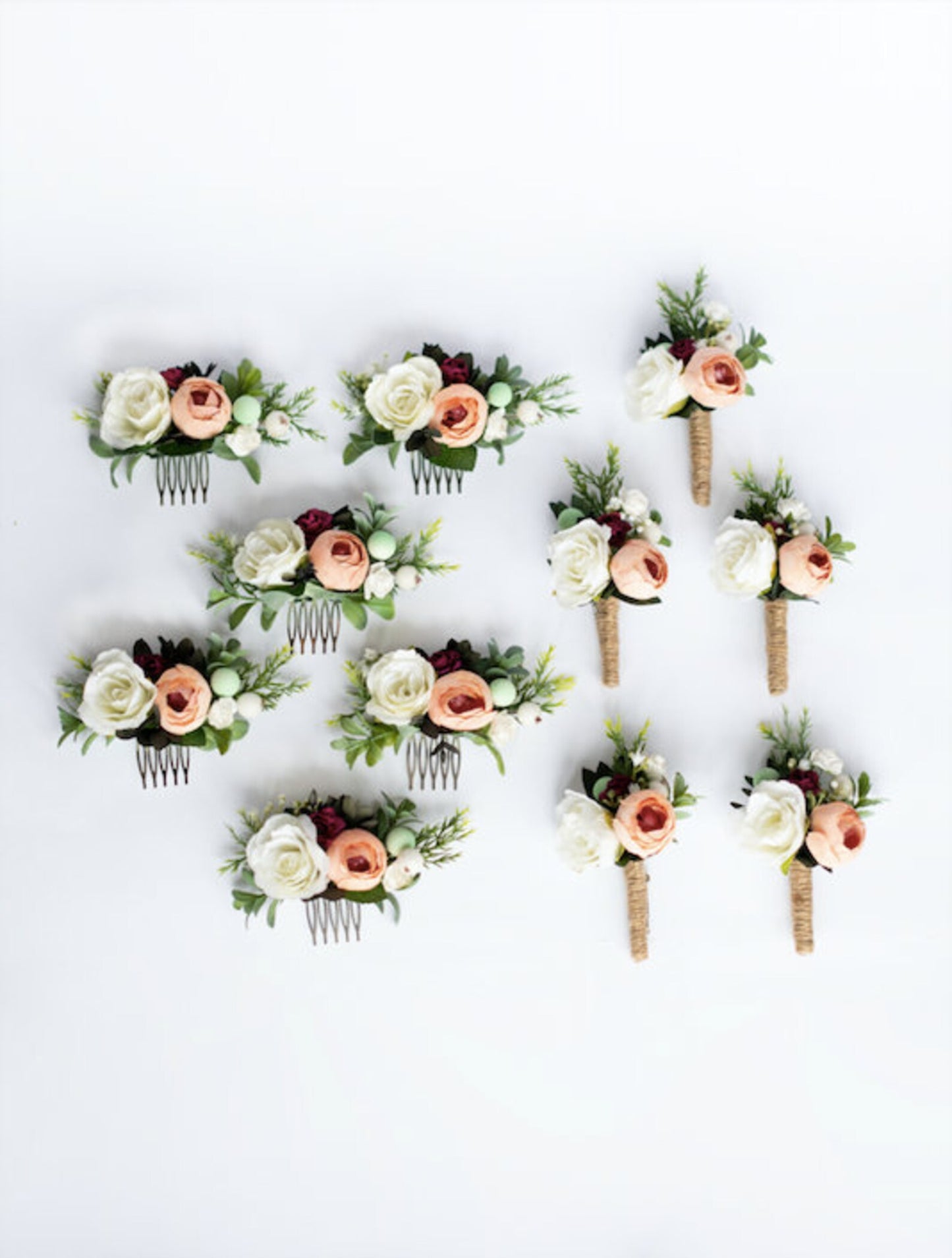 wedding flower comb, bridal flower comb, blush flower comb, boho flower comb, bridal flower comb, rustic wedding comb, bridesmaid comb, bride hair comb, holiday hair comb, burgundy floral comb, girl hair comb, headpiece, nude flower comb, pastel flower comb, pink hair comb, greenery hair piece, mini hair comb, flower hair comb, orange flower comb, pink flower comb, gray flower comb, light pink comb, ivory hair piece, vintage bridal comb, outdoor wedding, floral comb bride