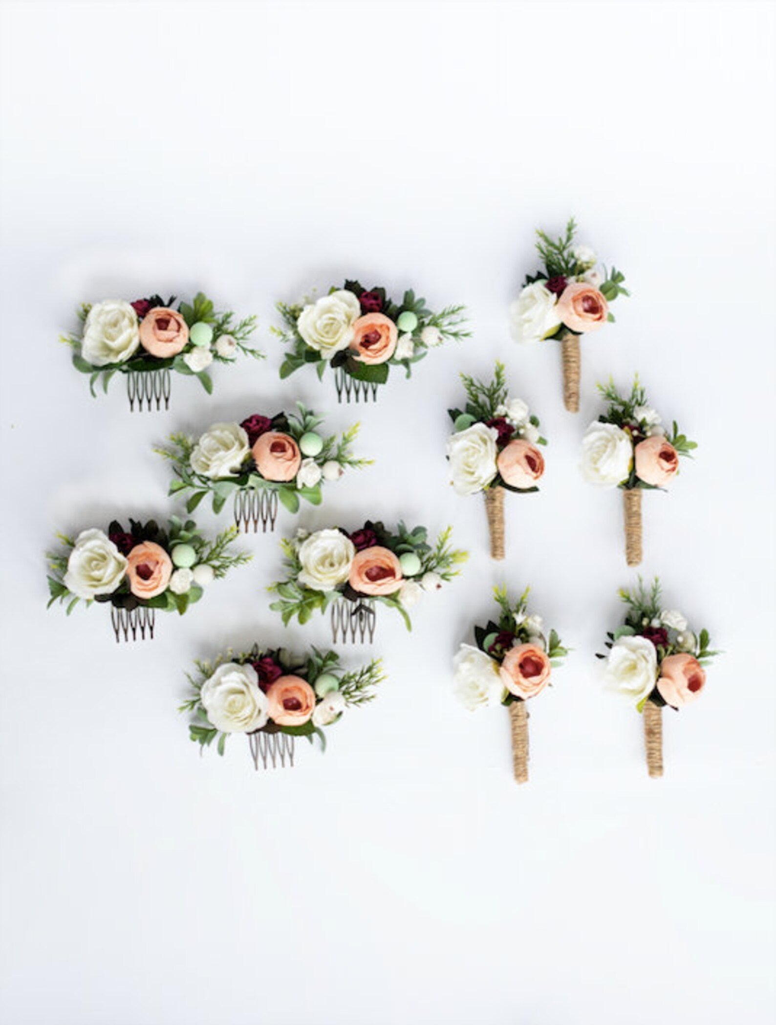 wedding flower comb, bridal flower comb, blush flower comb, boho flower comb, bridal flower comb, rustic wedding comb, bridesmaid comb, bride hair comb, holiday hair comb, burgundy floral comb, girl hair comb, headpiece, nude flower comb, pastel flower comb, pink hair comb, greenery hair piece, mini hair comb, flower hair comb, orange flower comb, pink flower comb, gray flower comb, light pink comb, ivory hair piece, vintage bridal comb, outdoor wedding, floral comb bride