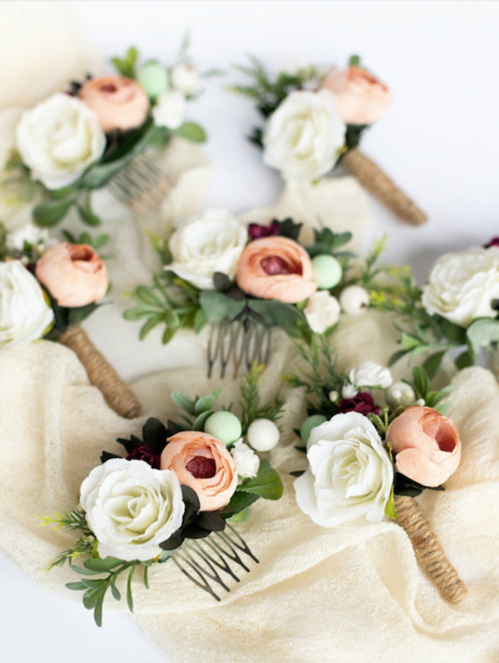 wedding flower comb, bridal flower comb, blush flower comb, boho flower comb, bridal flower comb, rustic wedding comb, bridesmaid comb, bride hair comb, holiday hair comb, burgundy floral comb, girl hair comb, headpiece, nude flower comb, pastel flower comb, pink hair comb, greenery hair piece, mini hair comb, flower hair comb, orange flower comb, pink flower comb, gray flower comb, light pink comb, ivory hair piece, vintage bridal comb, outdoor wedding, floral comb bride