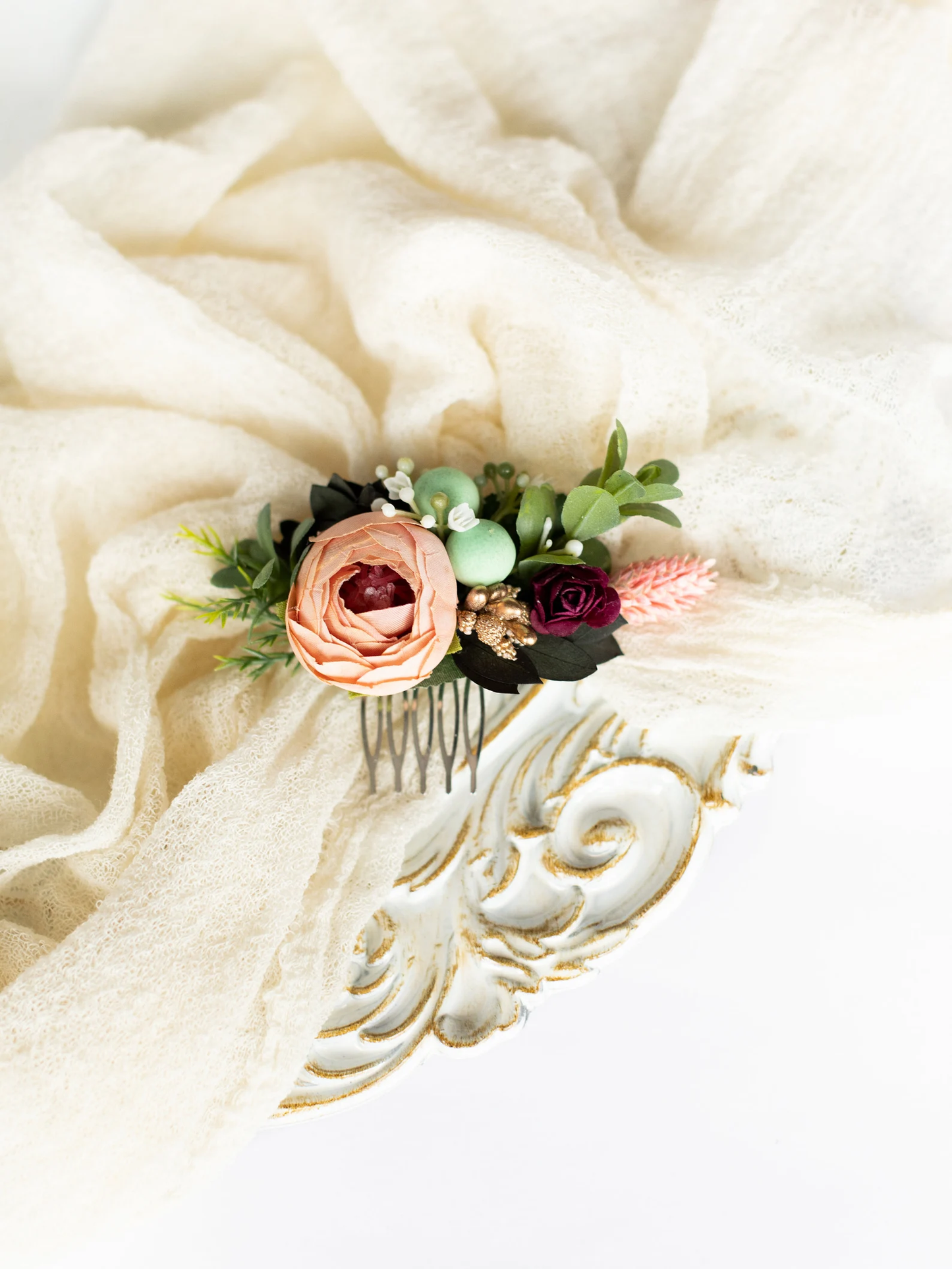wedding flower comb, bridal flower comb, blush flower comb, boho flower comb, bridal flower comb, rustic wedding comb, bridesmaid comb, bride hair comb, holiday hair comb, burgundy floral comb, girl hair comb, nude flower comb, pastel flower comb, pink hair comb, greenery hair piece, mini hair comb, flower hair comb, orange flower comb, pink flower comb, gray flower comb, light pink comb, ivory hair piece, vintage bridal comb, outdoor wedding, floral comb bride