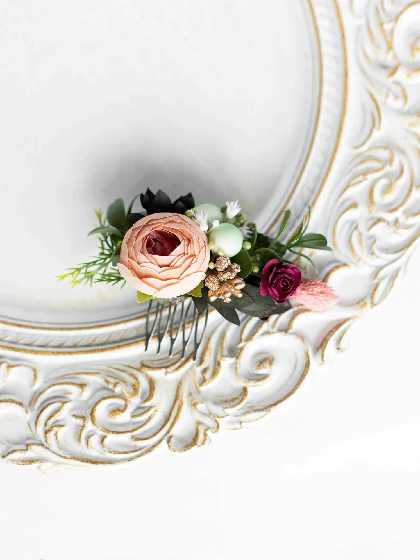 wedding flower comb, bridal flower comb, blush flower comb, boho flower comb, bridal flower comb, rustic wedding comb, bridesmaid comb, bride hair comb, holiday hair comb, burgundy floral comb, girl hair comb, nude flower comb, pastel flower comb, pink hair comb, greenery hair piece, mini hair comb, flower hair comb, orange flower comb, pink flower comb, gray flower comb, light pink comb, ivory hair piece, vintage bridal comb, outdoor wedding, floral comb bride