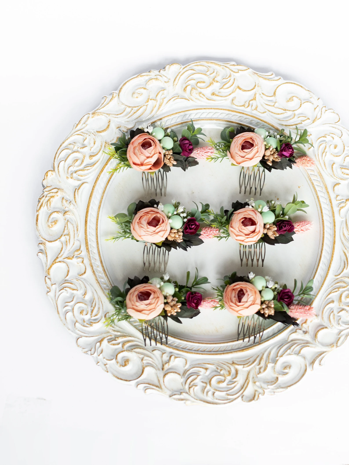 wedding flower comb, bridal flower comb, blush flower comb, boho flower comb, bridal flower comb, rustic wedding comb, bridesmaid comb, bride hair comb, holiday hair comb, burgundy floral comb, girl hair comb, nude flower comb, pastel flower comb, pink hair comb, greenery hair piece, mini hair comb, flower hair comb, orange flower comb, pink flower comb, gray flower comb, light pink comb, ivory hair piece, vintage bridal comb, outdoor wedding, floral comb bride