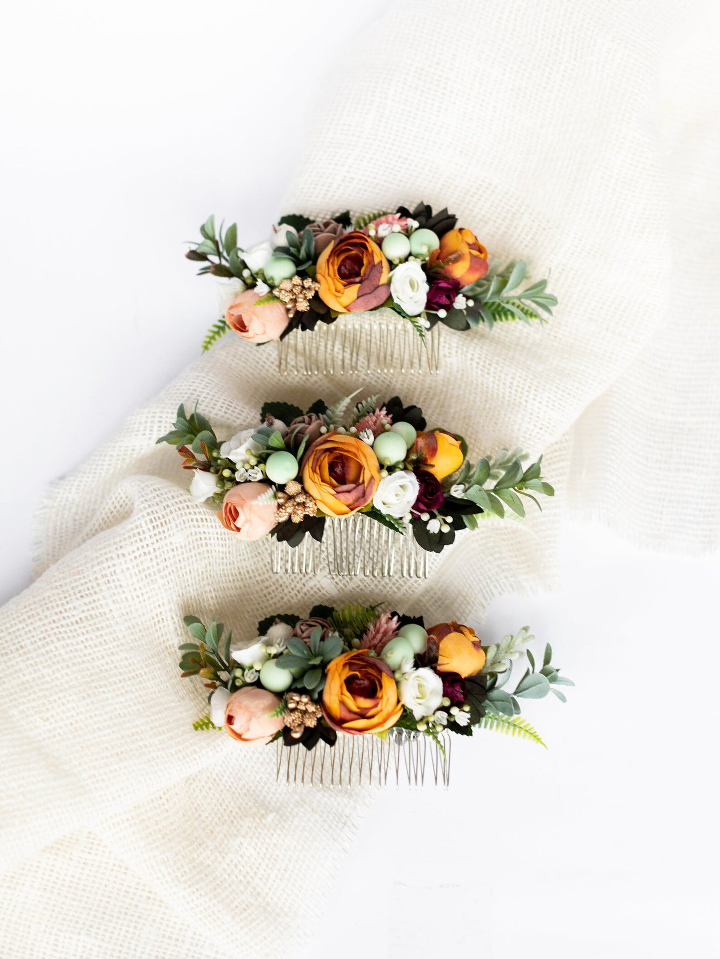 wedding flower comb, bridal flower comb, blush flower comb, boho flower comb, bridal flower comb, rustic wedding comb, bridesmaid comb, bride hair comb, holiday hair comb, burgundy floral comb, girl hair comb, headpiece, nude flower comb, pastel flower comb, pink hair comb, greenery hair piece, mini hair comb, flower hair comb, orange flower comb, pink flower comb, gray flower comb, light pink comb, ivory hair piece, vintage bridal comb, outdoor wedding, floral comb bride