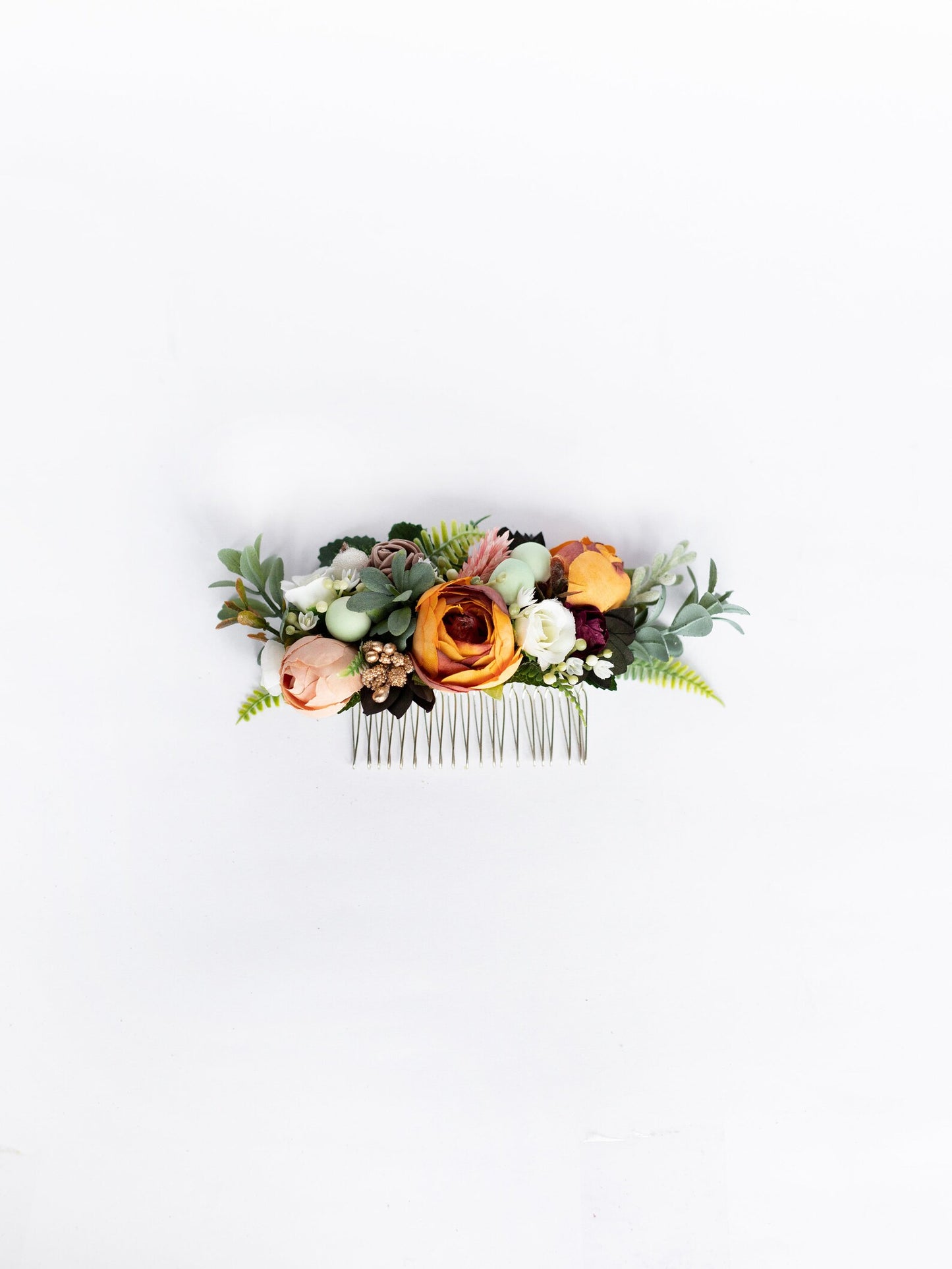 wedding flower comb, bridal flower comb, blush flower comb, boho flower comb, bridal flower comb, rustic wedding comb, bridesmaid comb, bride hair comb, holiday hair comb, burgundy floral comb, girl hair comb, headpiece, nude flower comb, pastel flower comb, pink hair comb, greenery hair piece, mini hair comb, flower hair comb, orange flower comb, pink flower comb, gray flower comb, light pink comb, ivory hair piece, vintage bridal comb, outdoor wedding, floral comb bride