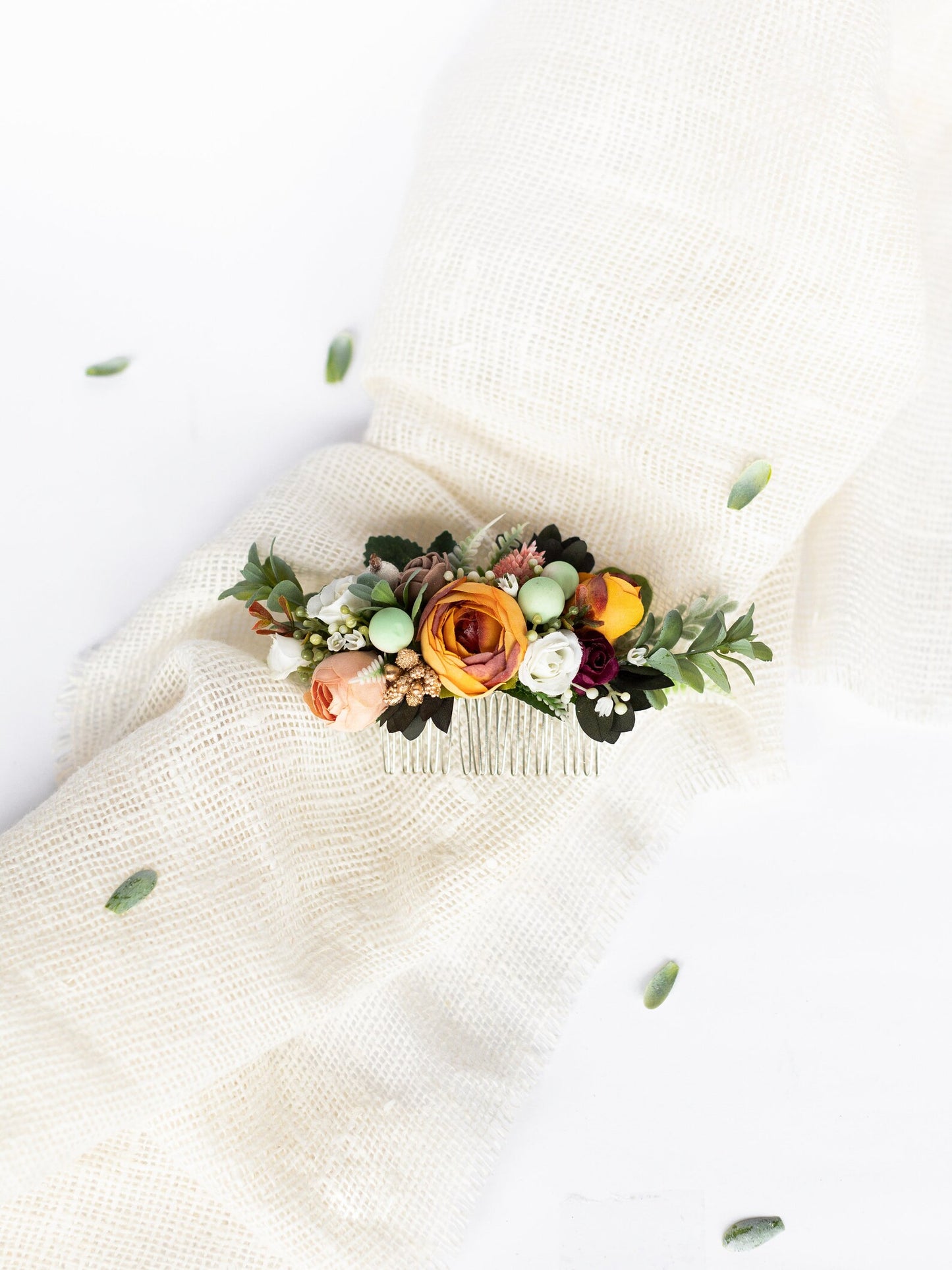 wedding flower comb, bridal flower comb, blush flower comb, boho flower comb, bridal flower comb, rustic wedding comb, bridesmaid comb, bride hair comb, holiday hair comb, burgundy floral comb, girl hair comb, headpiece, nude flower comb, pastel flower comb, pink hair comb, greenery hair piece, mini hair comb, flower hair comb, orange flower comb, pink flower comb, gray flower comb, light pink comb, ivory hair piece, vintage bridal comb, outdoor wedding, floral comb bride