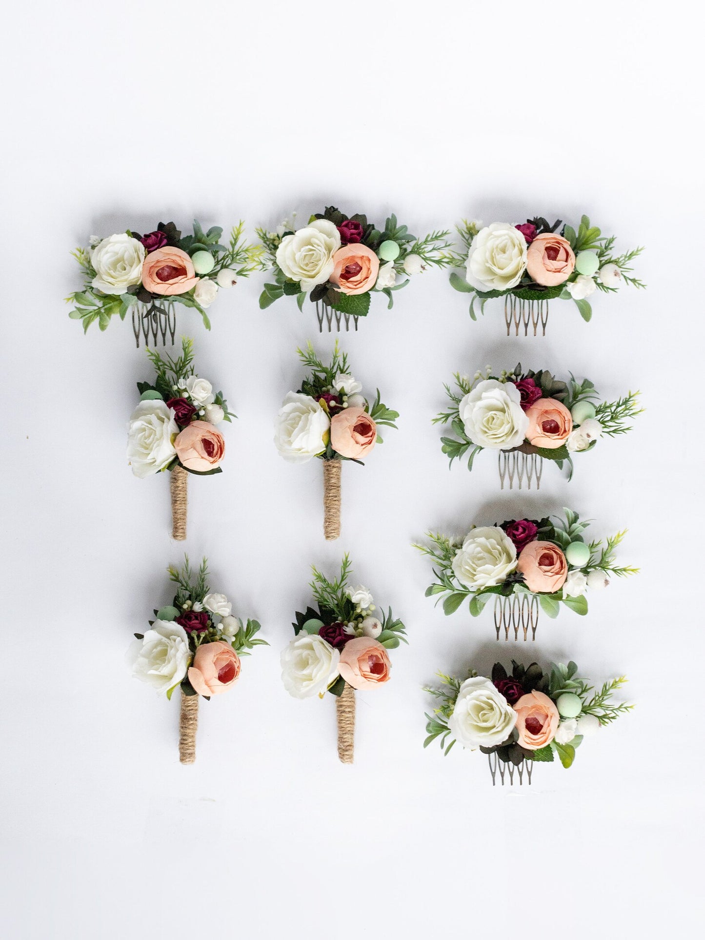 wedding flower comb, bridal flower comb, blush flower comb, boho flower comb, bridal flower comb, rustic wedding comb, bridesmaid comb, bride hair comb, holiday hair comb, burgundy floral comb, girl hair comb, headpiece, nude flower comb, pastel flower comb, pink hair comb, greenery hair piece, mini hair comb, flower hair comb, orange flower comb, pink flower comb, gray flower comb, light pink comb, ivory hair piece, vintage bridal comb, outdoor wedding, floral comb bride