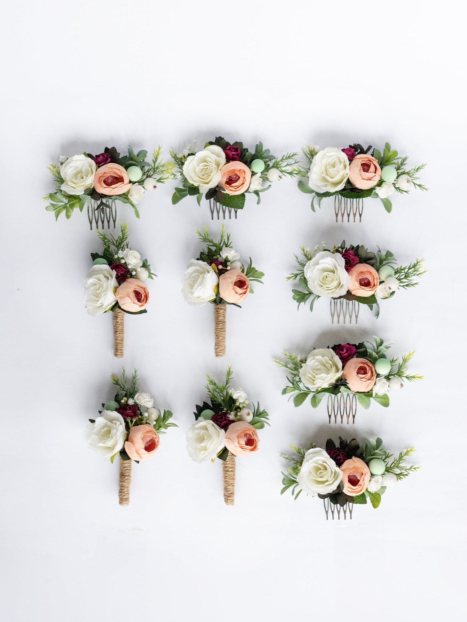 wedding flower comb, bridal flower comb, blush flower comb, boho flower comb, bridal flower comb, rustic wedding comb, bridesmaid comb, bride hair comb, holiday hair comb, burgundy floral comb, girl hair comb, headpiece, nude flower comb, pastel flower comb, pink hair comb, greenery hair piece, mini hair comb, flower hair comb, orange flower comb, pink flower comb, gray flower comb, light pink comb, ivory hair piece, vintage bridal comb, outdoor wedding, floral comb bride