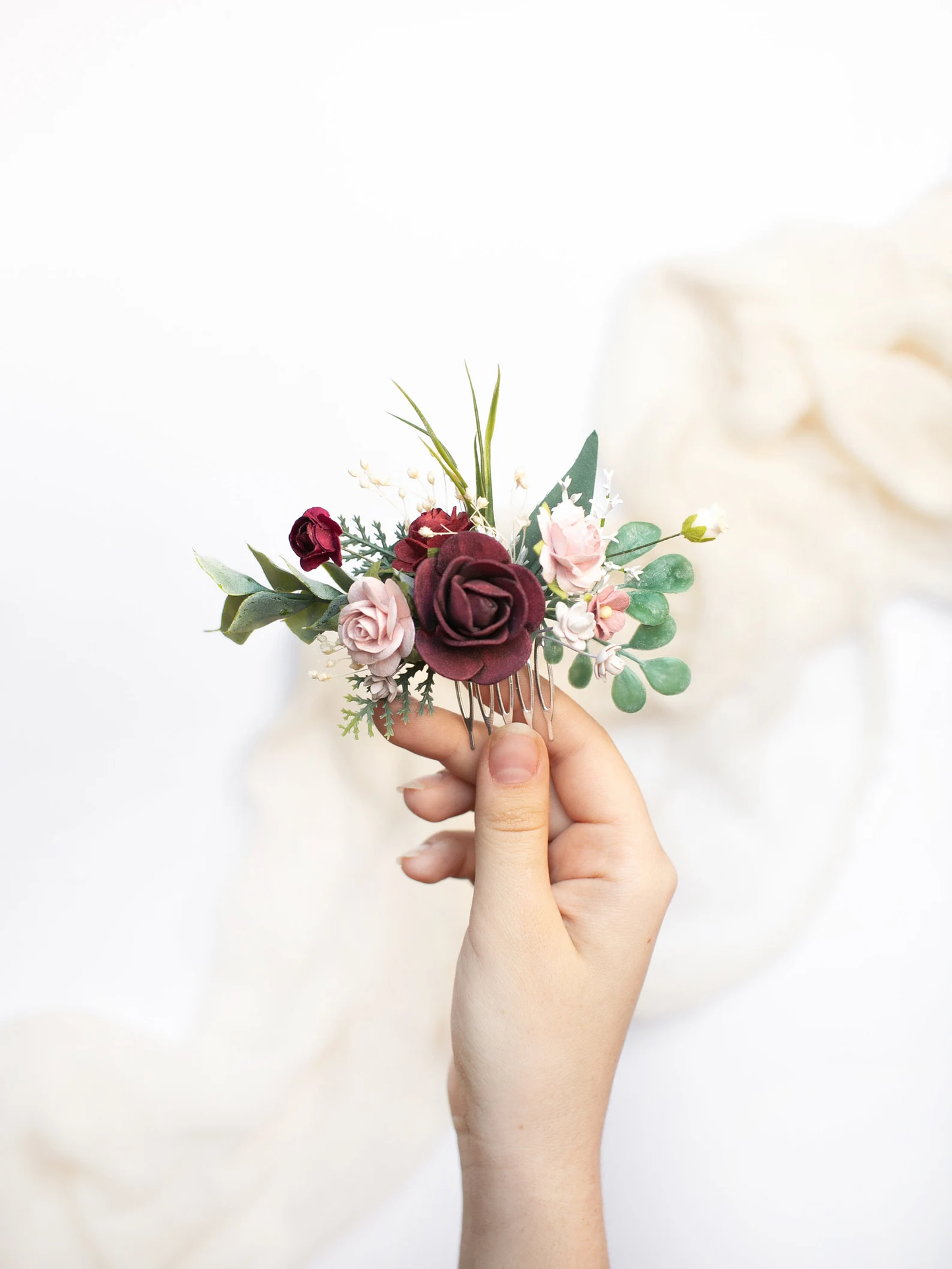 wedding flower comb, bridal flower comb, blush flower comb, boho flower comb, bridal flower comb, rustic wedding comb, bridesmaid comb, bride hair comb, holiday hair comb, burgundy floral comb, girl hair comb, nude flower comb, pastel flower comb, pink hair comb, greenery hair piece, mini hair comb, flower hair comb, orange flower comb, pink flower comb, gray flower comb, light pink comb, ivory hair piece, vintage bridal comb, outdoor wedding, floral comb bride