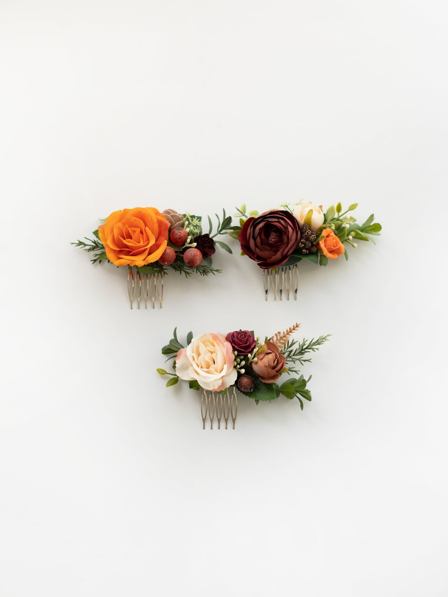 wedding flower comb, bridal flower comb, blush flower comb, boho flower comb, bridal flower comb, rustic wedding comb, bridesmaid comb, bride hair comb, holiday hair comb, burgundy floral comb, girl hair comb, nude flower comb, pastel flower comb, pink hair comb, greenery hair piece, mini hair comb, flower hair comb, orange flower comb, pink flower comb, gray flower comb, light pink comb, ivory hair piece, vintage bridal comb, outdoor wedding, floral comb bride