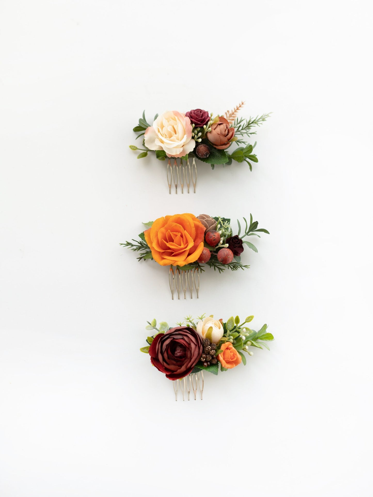 wedding flower comb, bridal flower comb, blush flower comb, boho flower comb, bridal flower comb, rustic wedding comb, bridesmaid comb, bride hair comb, holiday hair comb, burgundy floral comb, girl hair comb, nude flower comb, pastel flower comb, pink hair comb, greenery hair piece, mini hair comb, flower hair comb, orange flower comb, pink flower comb, gray flower comb, light pink comb, ivory hair piece, vintage bridal comb, outdoor wedding, floral comb bride