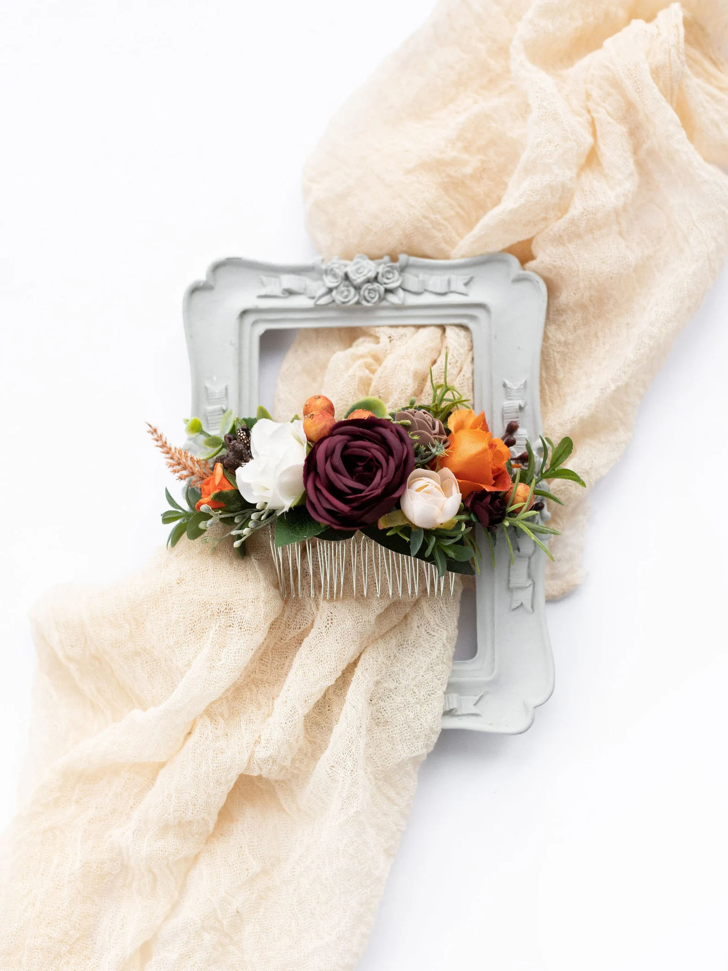 wedding flower comb, bridal flower comb, blush flower comb, boho flower comb, bridal flower comb, rustic wedding comb, bridesmaid comb, bride hair comb, holiday hair comb, burgundy floral comb, girl hair comb, nude flower comb, pastel flower comb, pink hair comb, greenery hair piece, mini hair comb, flower hair comb, orange flower comb, pink flower comb, gray flower comb, light pink comb, ivory hair piece, vintage bridal comb, outdoor wedding, floral comb bride