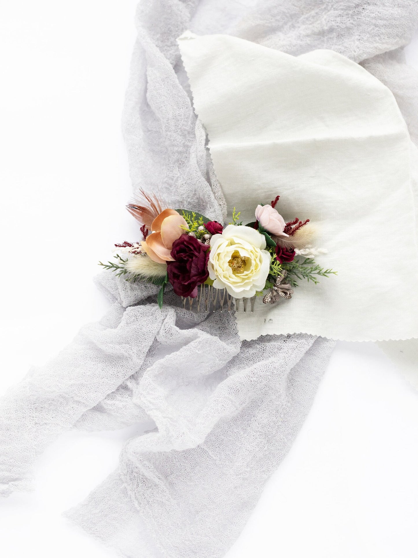 wedding flower comb, bridal flower comb, blush flower comb, boho flower comb, bridal flower comb, rustic wedding comb, bridesmaid comb, bride hair comb, holiday hair comb, burgundy floral comb, girl hair comb, nude flower comb, pastel flower comb, pink hair comb, greenery hair piece, mini hair comb, flower hair comb, orange flower comb, pink flower comb, gray flower comb, light pink comb, ivory hair piece, vintage bridal comb, outdoor wedding, floral comb bride