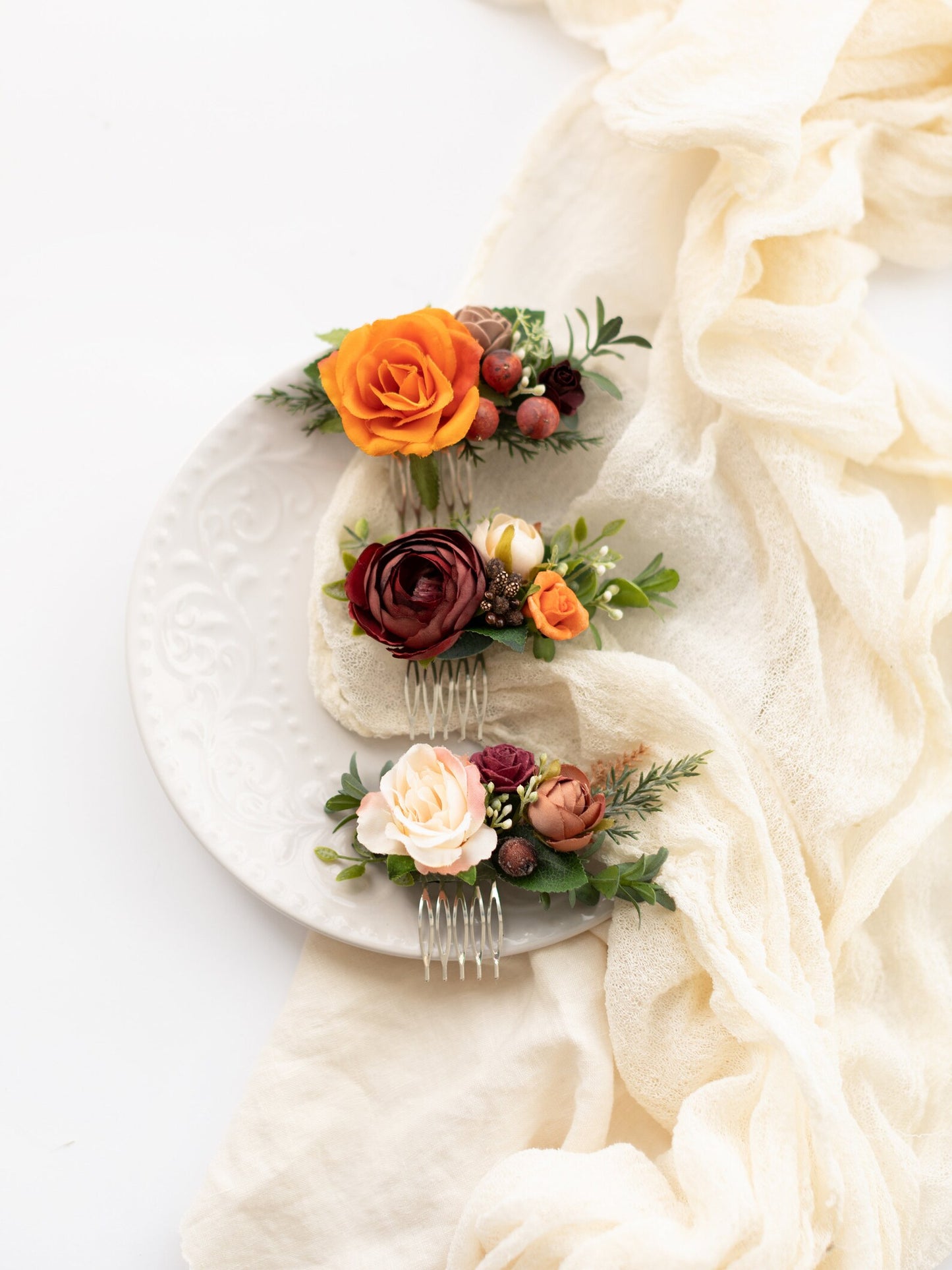 wedding flower comb, bridal flower comb, blush flower comb, boho flower comb, bridal flower comb, rustic wedding comb, bridesmaid comb, bride hair comb, holiday hair comb, burgundy floral comb, girl hair comb, nude flower comb, pastel flower comb, pink hair comb, greenery hair piece, mini hair comb, flower hair comb, orange flower comb, pink flower comb, gray flower comb, light pink comb, ivory hair piece, vintage bridal comb, outdoor wedding, floral comb bride