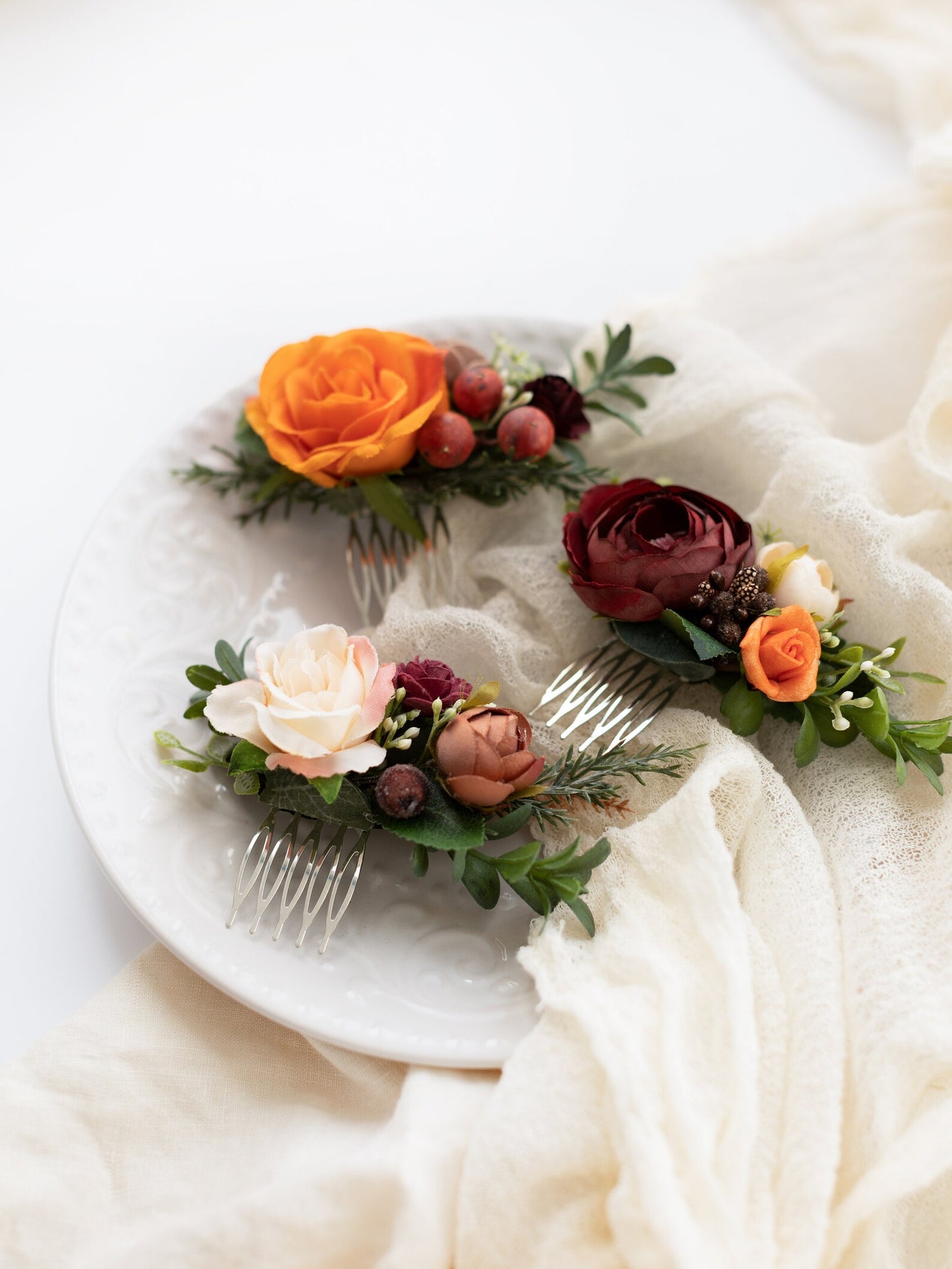 wedding flower comb, bridal flower comb, blush flower comb, boho flower comb, bridal flower comb, rustic wedding comb, bridesmaid comb, bride hair comb, holiday hair comb, burgundy floral comb, girl hair comb, nude flower comb, pastel flower comb, pink hair comb, greenery hair piece, mini hair comb, flower hair comb, orange flower comb, pink flower comb, gray flower comb, light pink comb, ivory hair piece, vintage bridal comb, outdoor wedding, floral comb bride