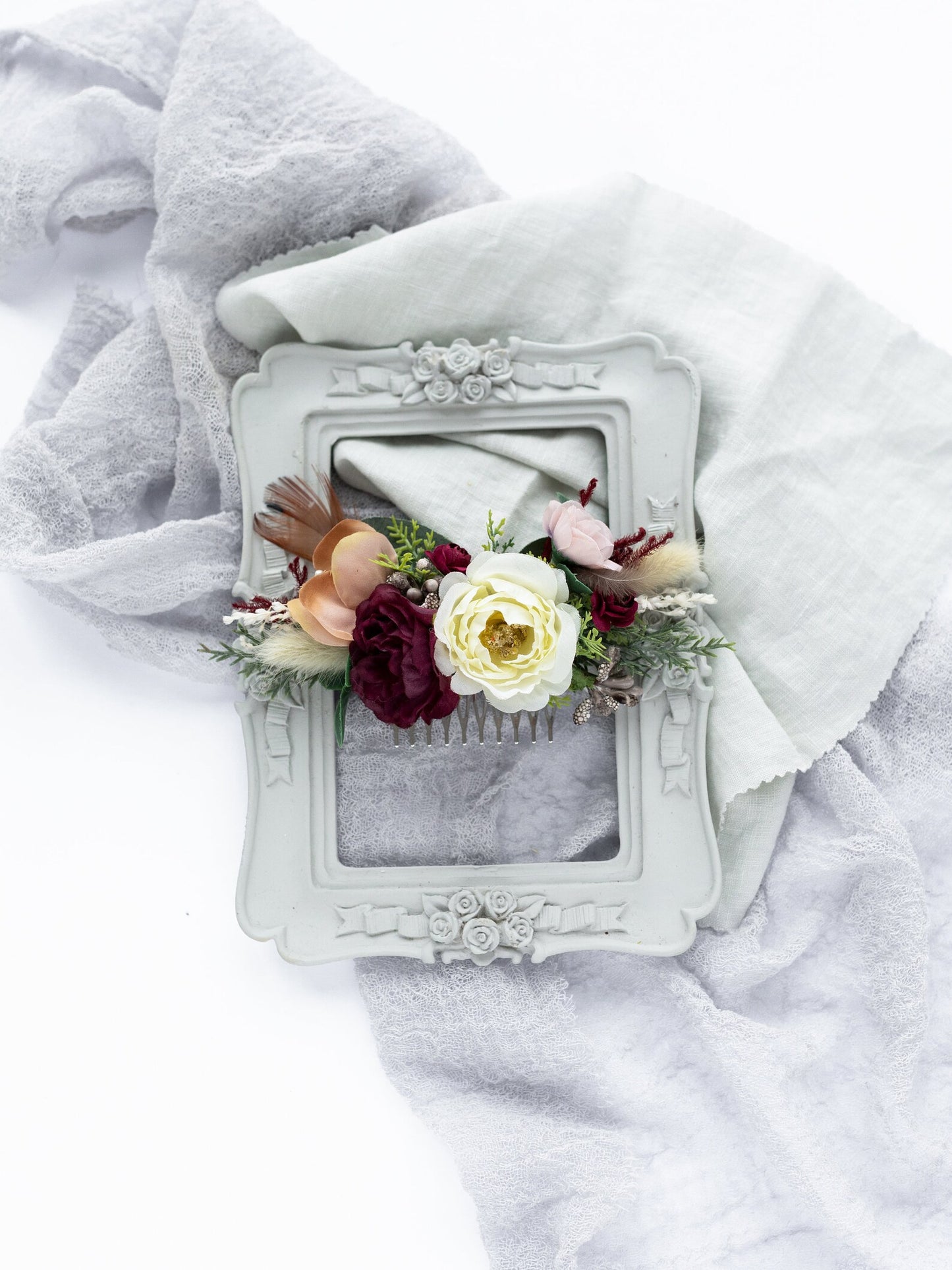 wedding flower comb, bridal flower comb, blush flower comb, boho flower comb, bridal flower comb, rustic wedding comb, bridesmaid comb, bride hair comb, holiday hair comb, burgundy floral comb, girl hair comb, nude flower comb, pastel flower comb, pink hair comb, greenery hair piece, mini hair comb, flower hair comb, orange flower comb, pink flower comb, gray flower comb, light pink comb, ivory hair piece, vintage bridal comb, outdoor wedding, floral comb bride
