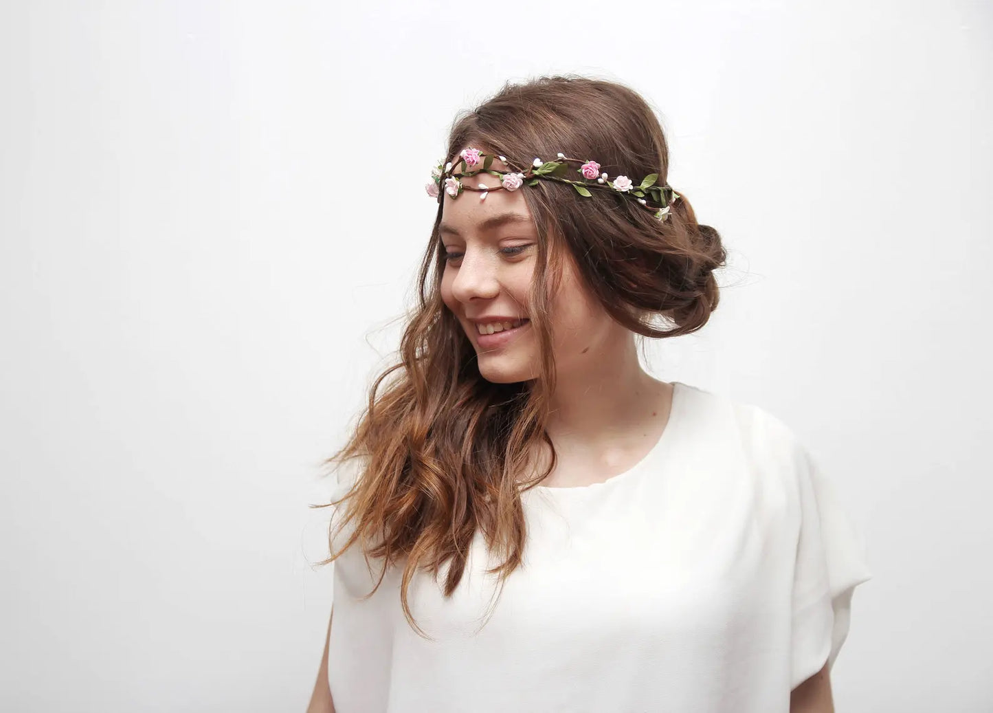 bridal flower crown, flower girl crown, flower crown, woodland crown, bridal floral crown, boho flower crown, eucalyptus crown, flower girl headband, baby flower crown, toddler crown, burgundy crown, toddler flower crown, pink flower crown, boho floral crown, fall flower crown, rustic flower crown, spring flower crown