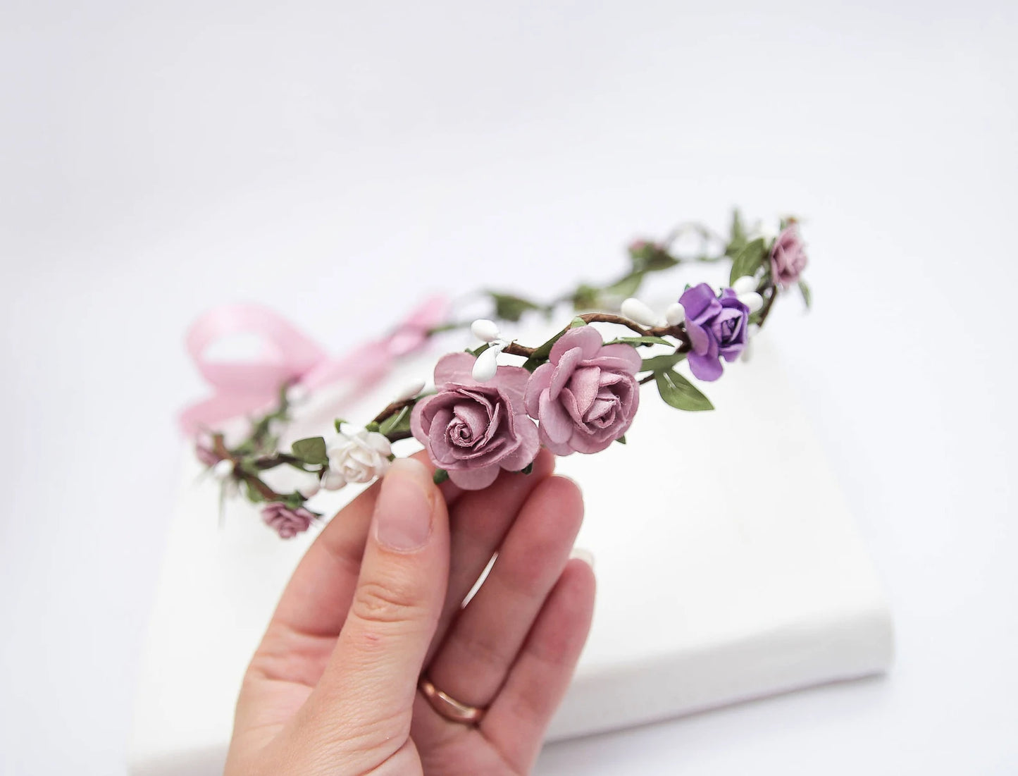 bridal flower crown, flower girl crown, flower crown, woodland crown, bridal floral crown, boho flower crown, eucalyptus crown, flower girl headband, baby flower crown, toddler crown, burgundy crown, toddler flower crown, pink flower crown, boho floral crown, fall flower crown, rustic flower crown, spring flower crown, lilac flower crown