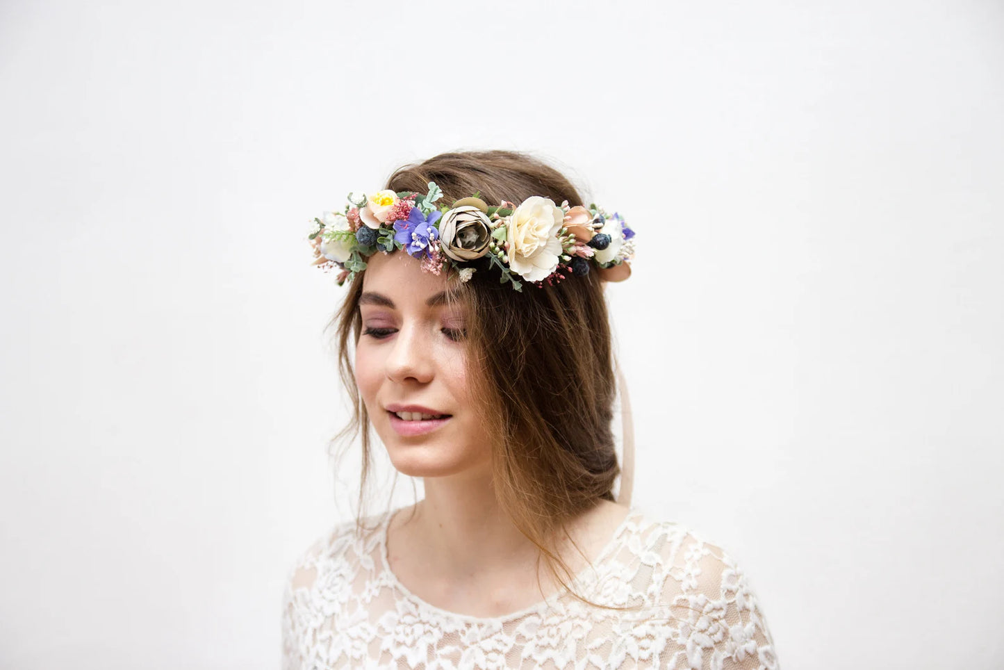 bridal flower crown, flower girl crown, flower crown, toddler flower crown, woodland crown, bridal floral crown, boho flower crown, eucalyptus crown, flower girl headband, baby flower crown, toddler crown, burgundy crown, pink flower crown, boho floral crown, fall flower crown, rustic flower crown, spring flower crown